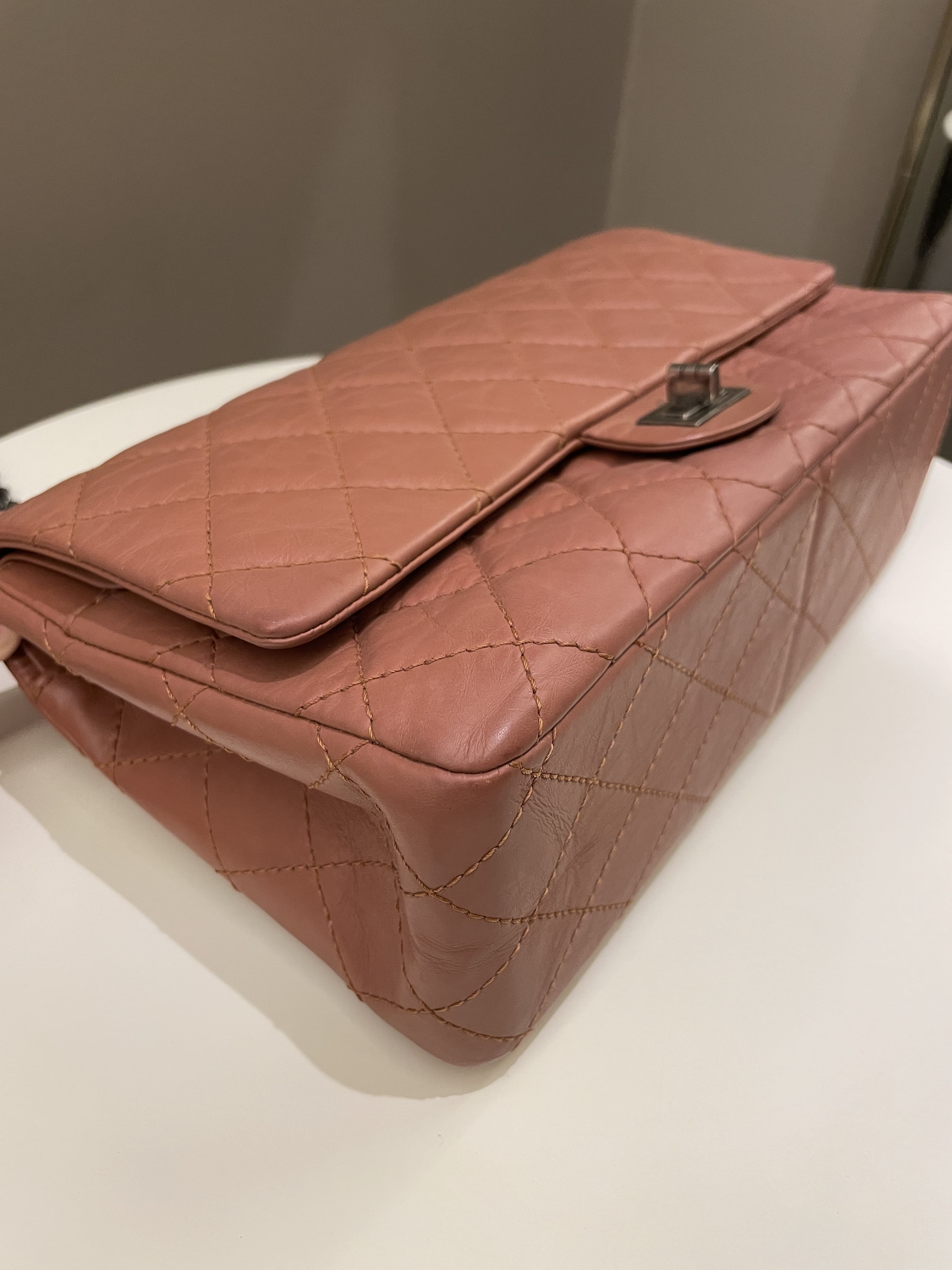 Chanel 2.55 226 Quilted Reissue Double Flap Brick Aged Calfskin