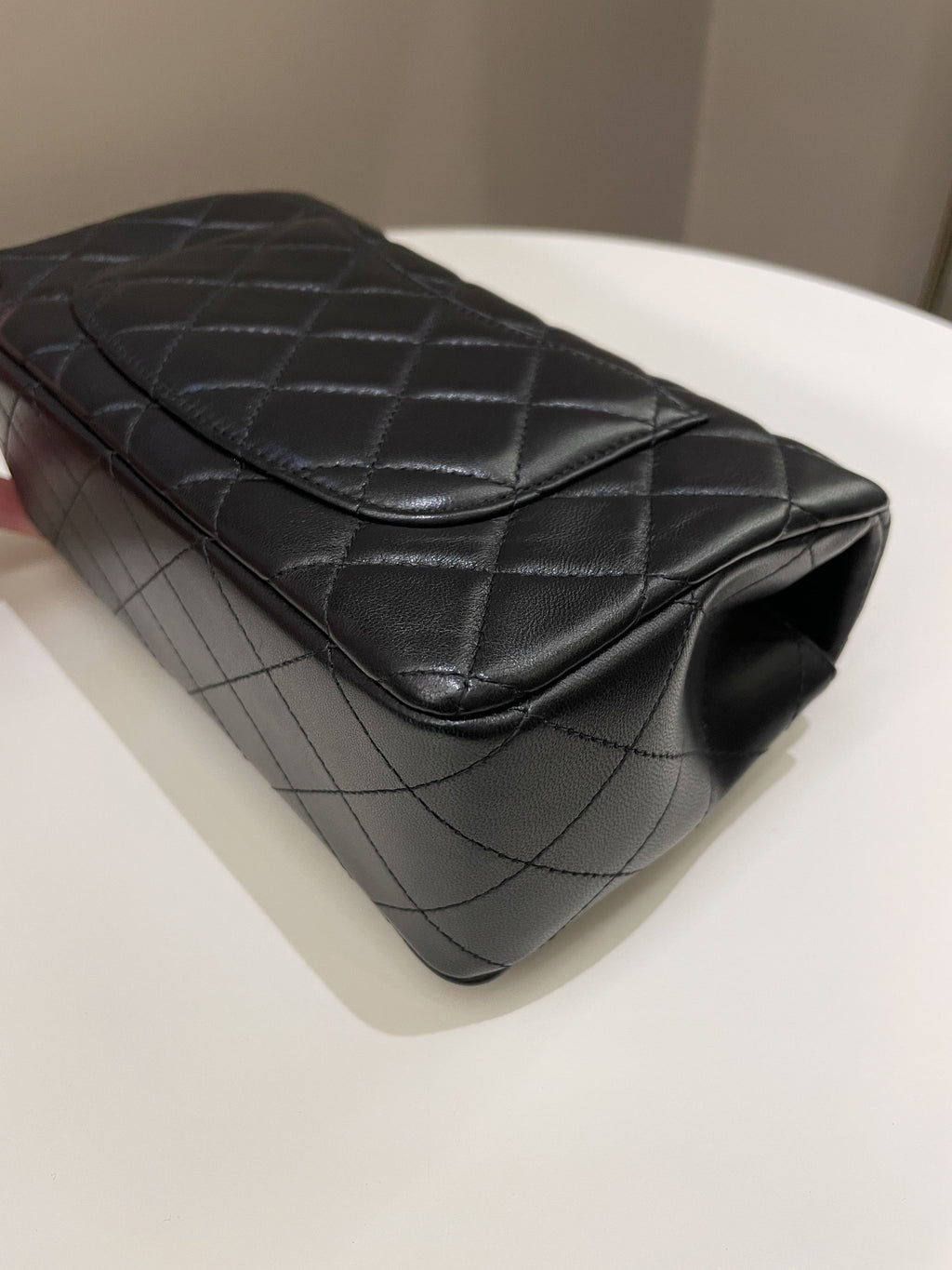 Chanel Classic Quilted Mini Rectangular Black Lambskin