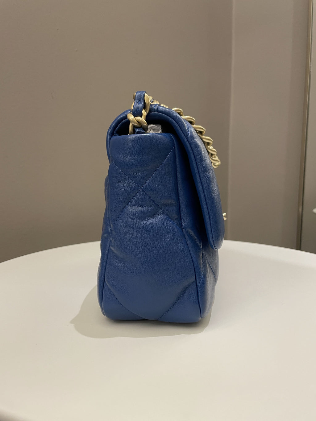 Chanel 19 Flap Bag Cobalt Blue Lambskin