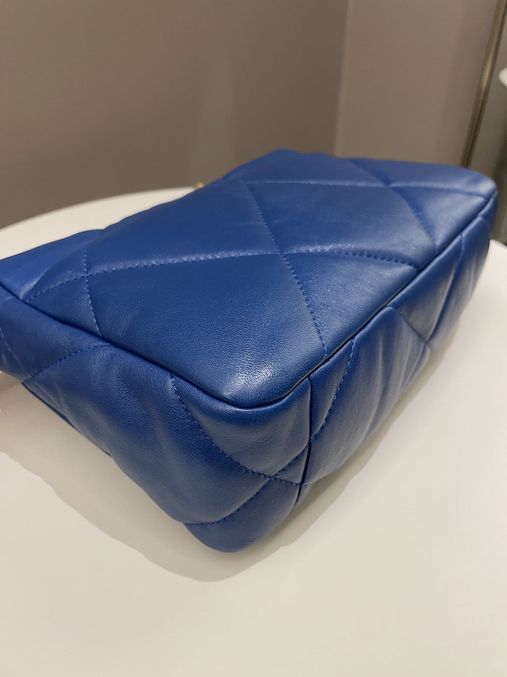 Chanel 19 Flap Bag Cobalt Blue Lambskin
