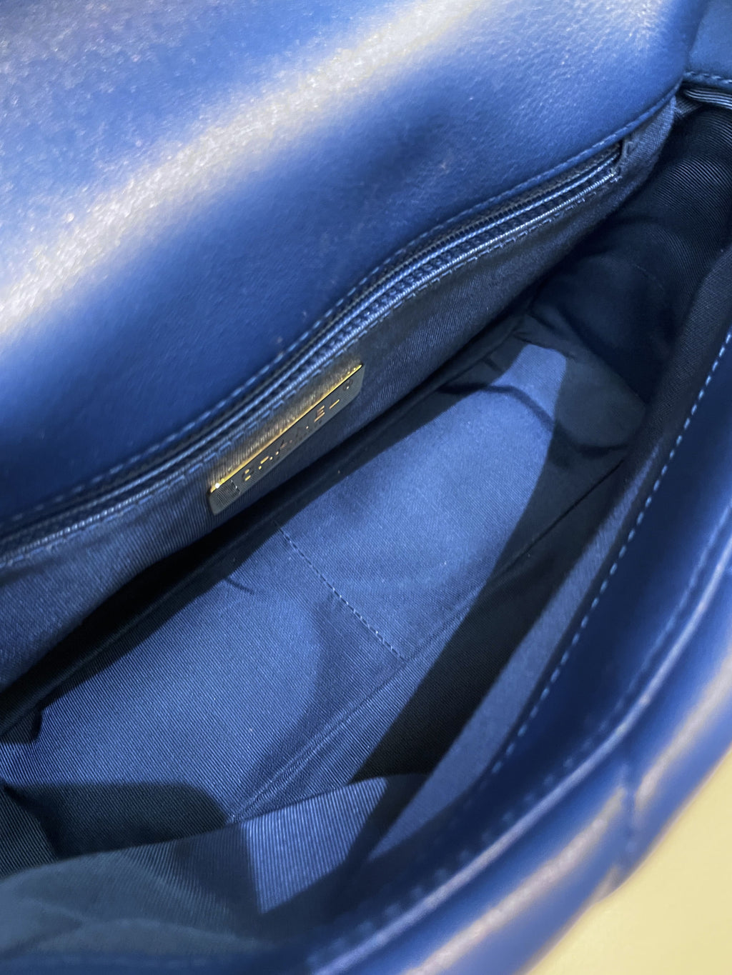 Chanel 19 Flap Bag Cobalt Blue Lambskin