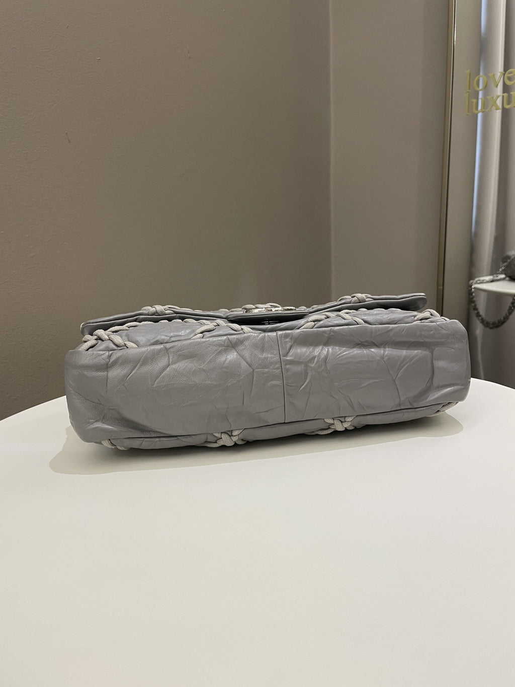 Chanel Ultra Stitch Flap Grey Age Calfskin