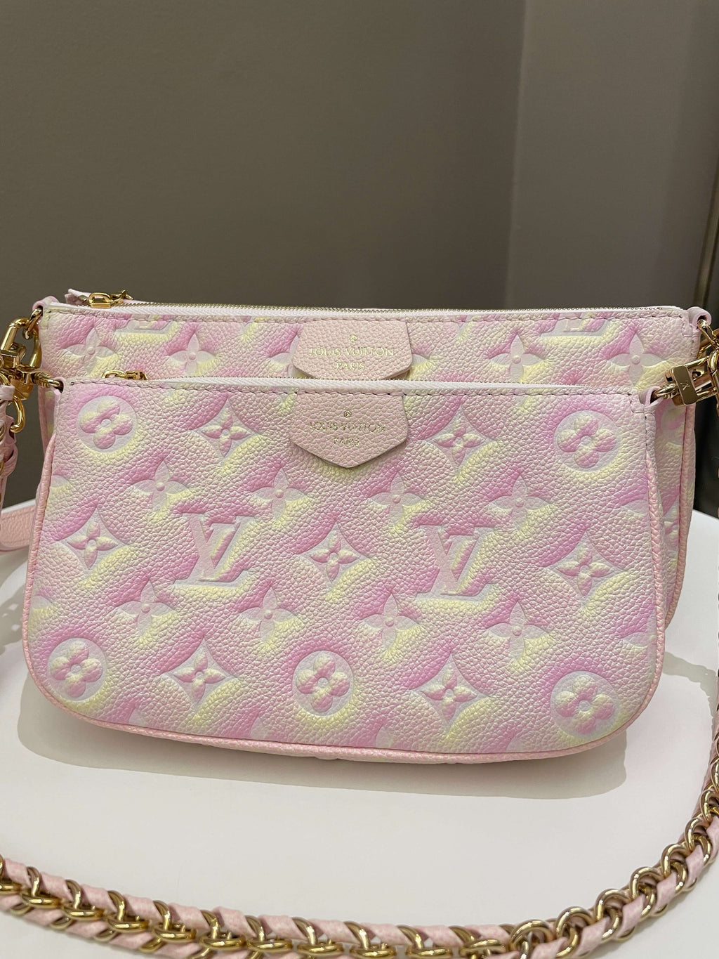 Louis Vuitton Multi Pochette Accesorries Stardust Pink
