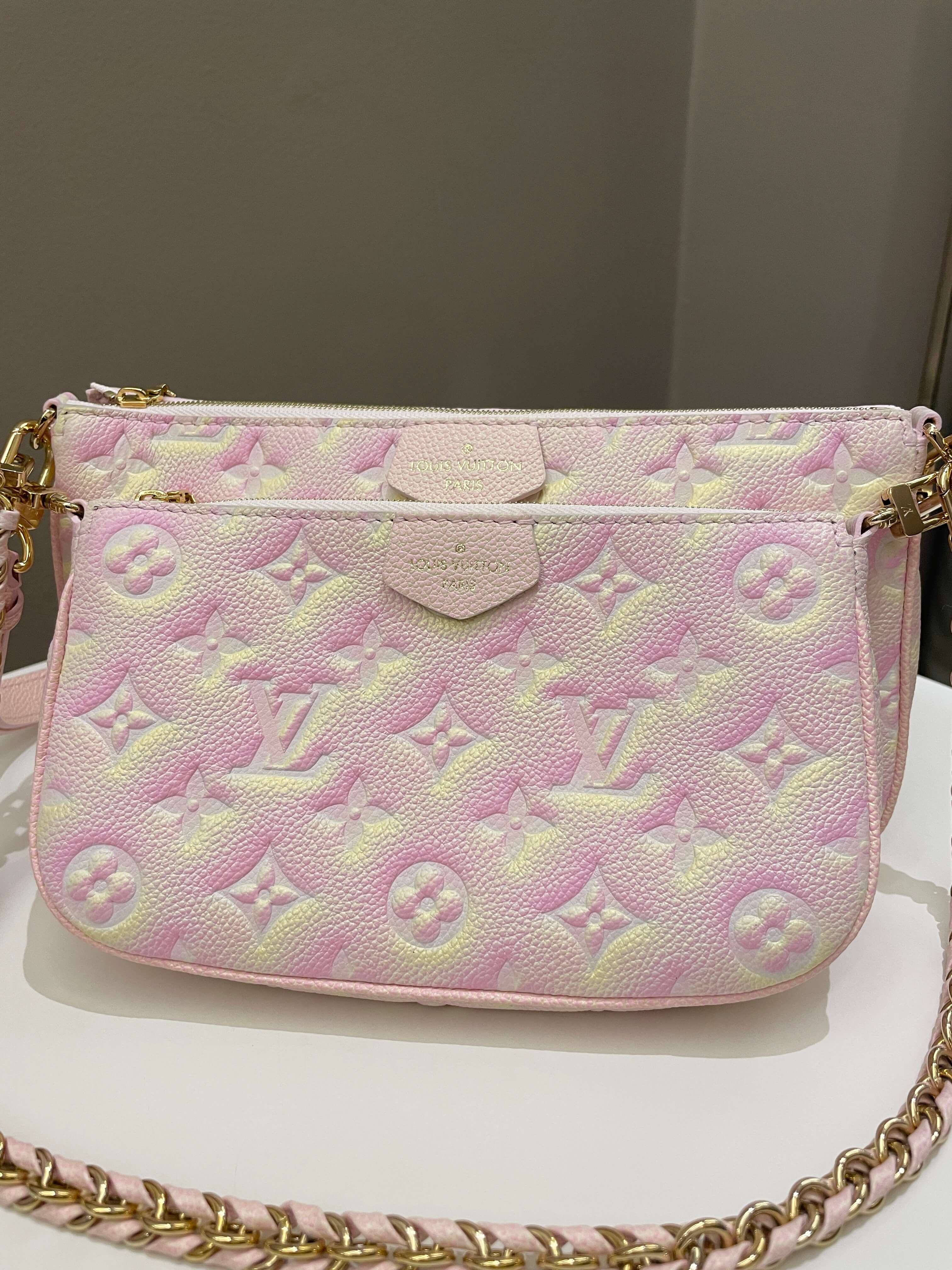 Louis Vuitton Multi Pochette Accesorries Stardust Pink