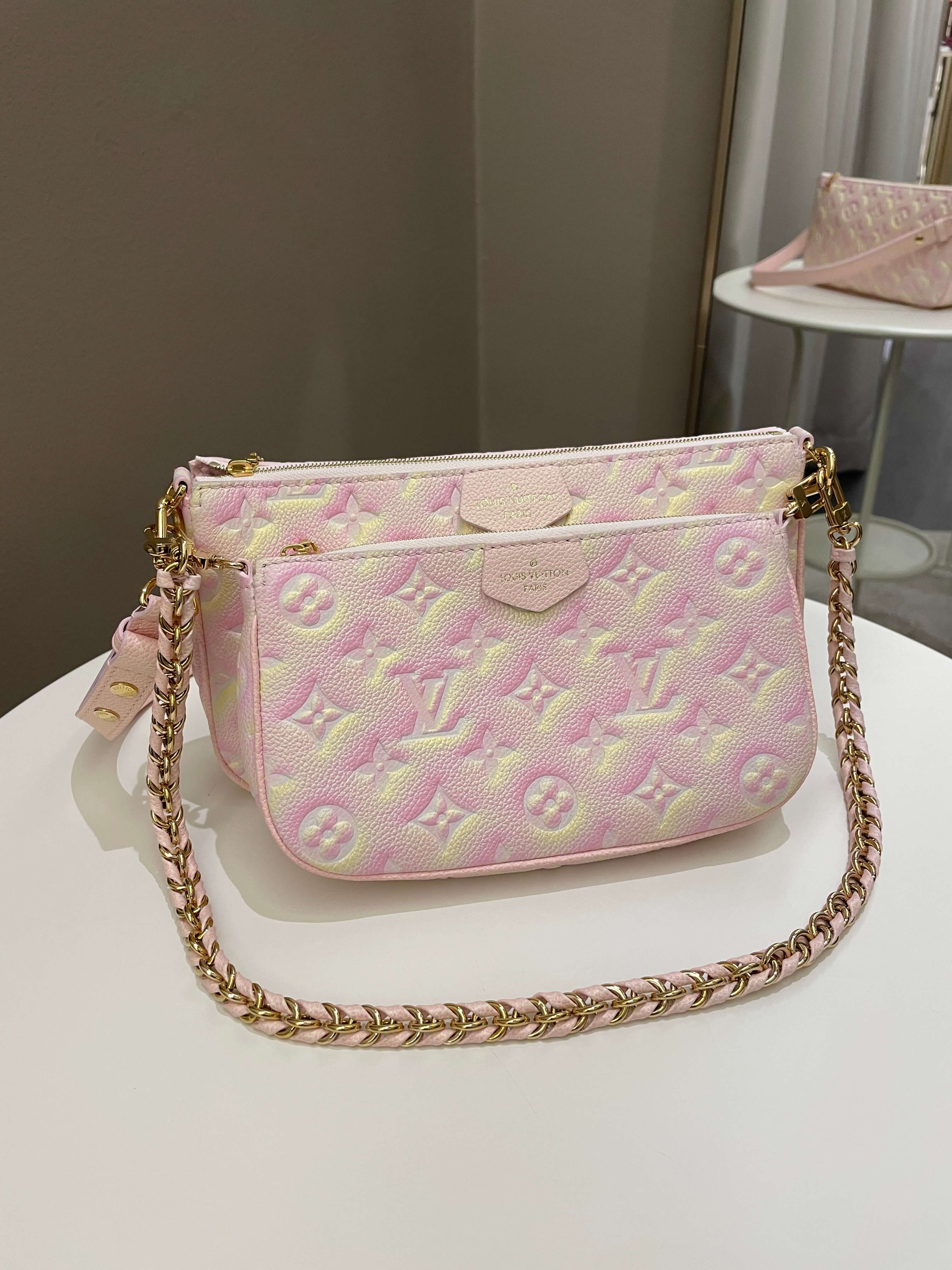 Louis Vuitton Multi Pochette Accesorries Stardust Pink