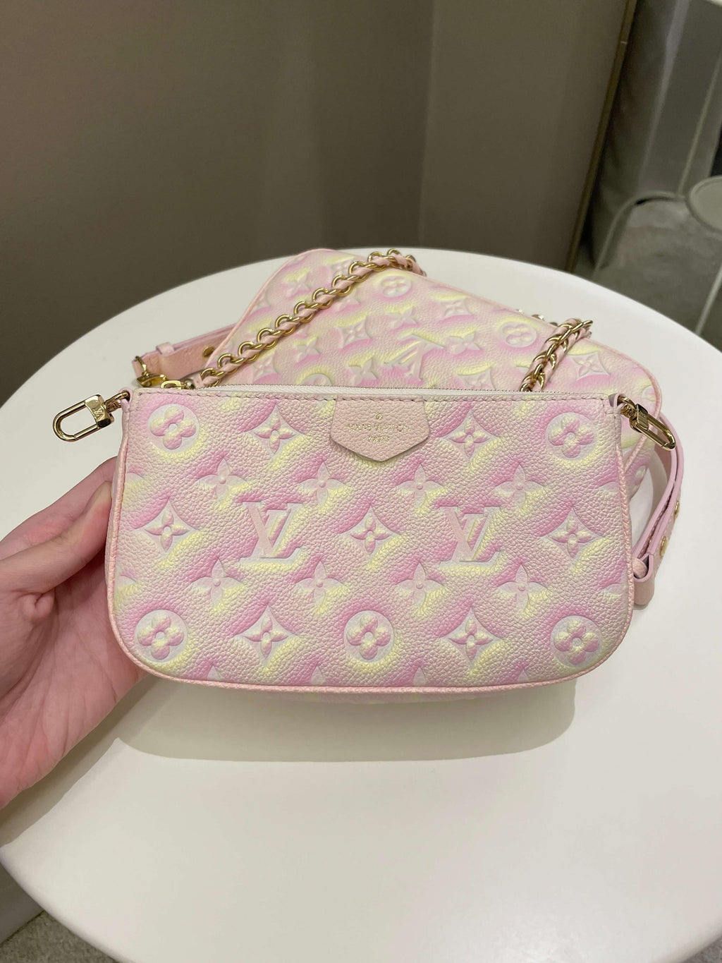 Louis Vuitton Multi Pochette Accesorries Stardust Pink