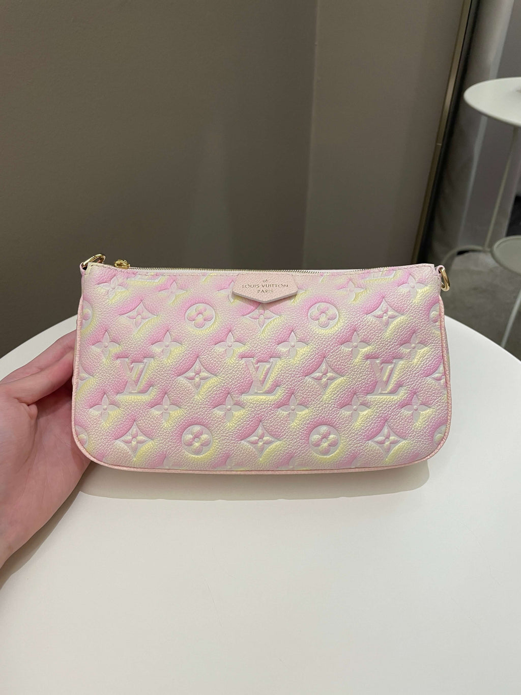 Louis Vuitton Multi Pochette Accesorries Stardust Pink