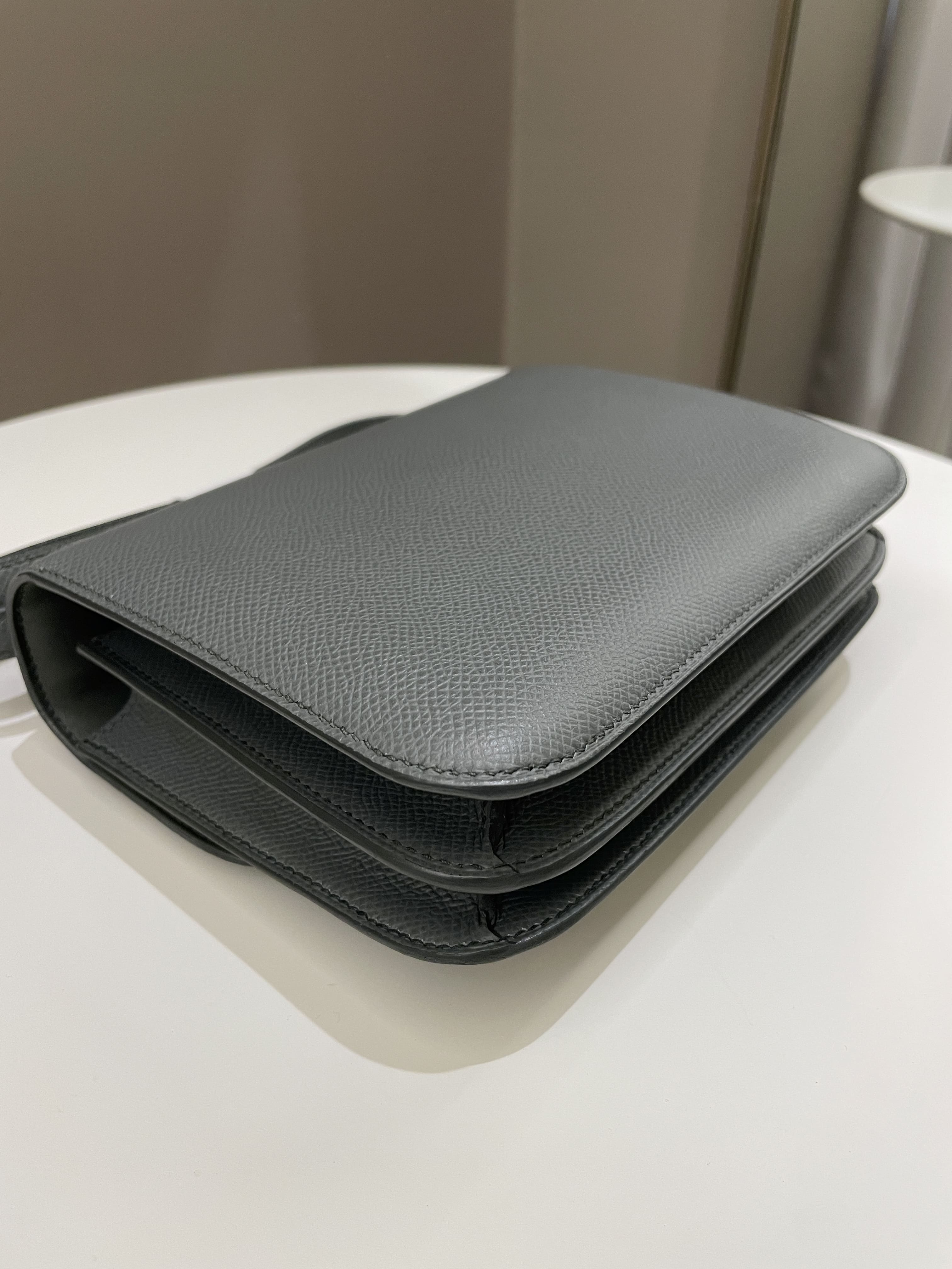 Hermes Constance 18 Vert Amande Epsom