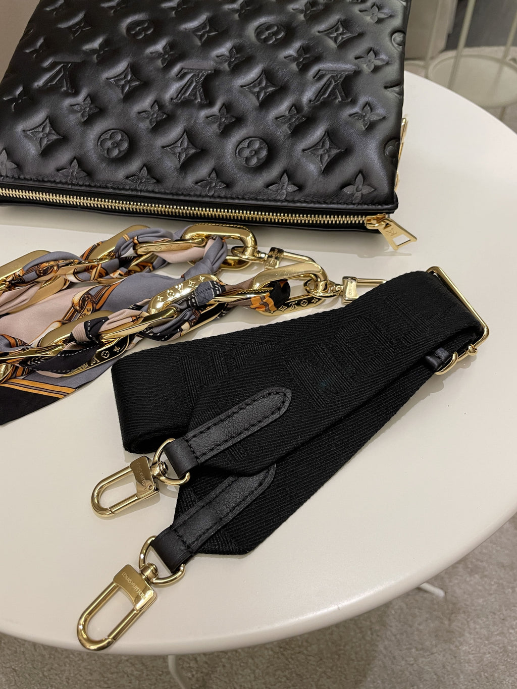 Louis Vuitton Coussin PM Black Monogram Lambskin