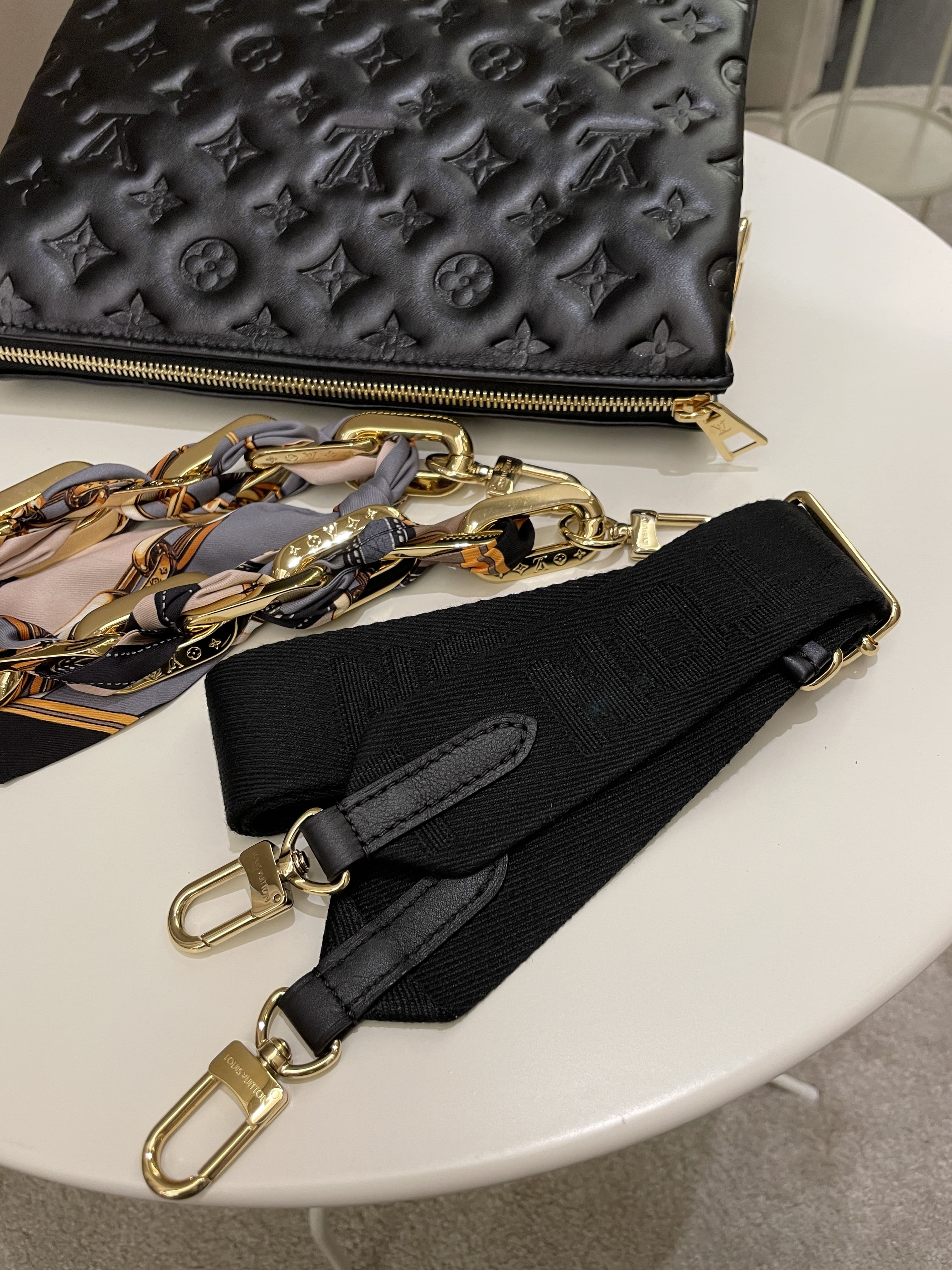 Louis Vuitton Coussin PM Black Monogram Lambskin