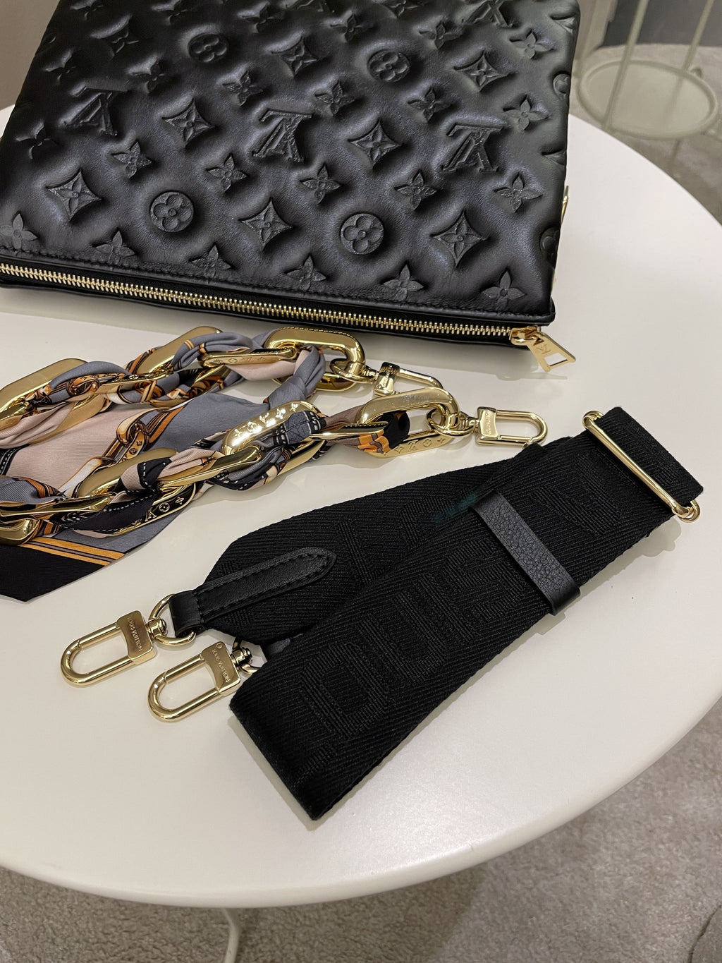 Louis Vuitton Coussin PM Black Monogram Lambskin