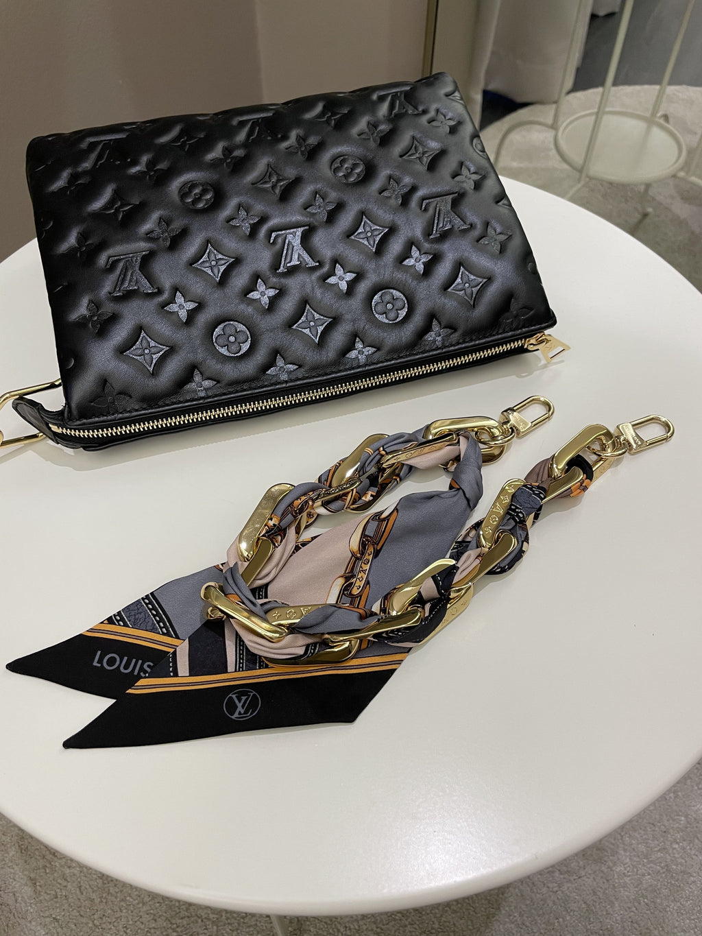 Louis Vuitton Coussin PM Black Monogram Lambskin