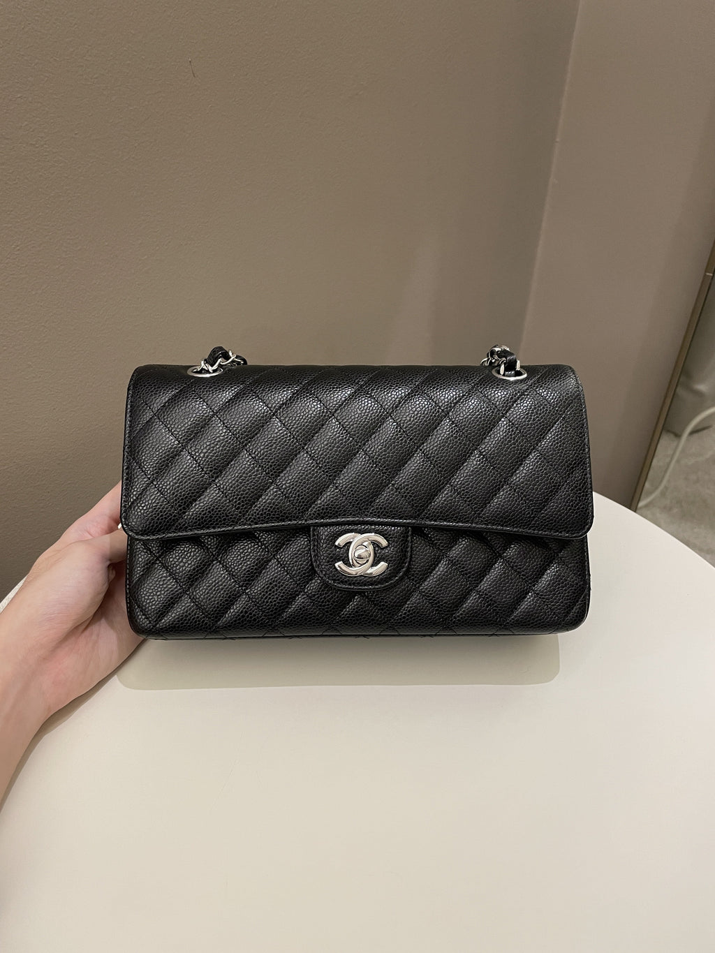 Chanel Classic Medium Double Flap Black Caviar