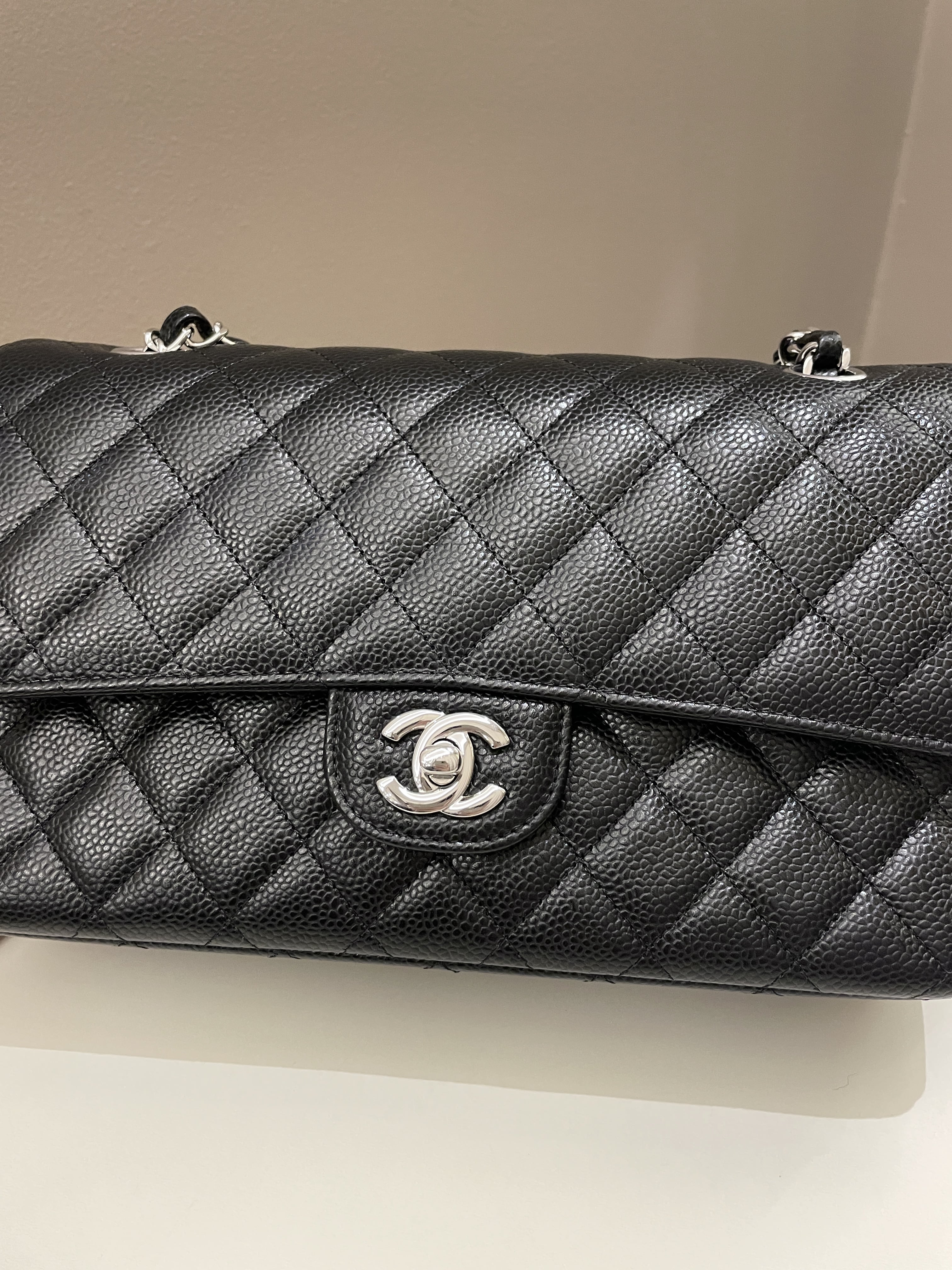Chanel Classic Medium Double Flap Black Caviar