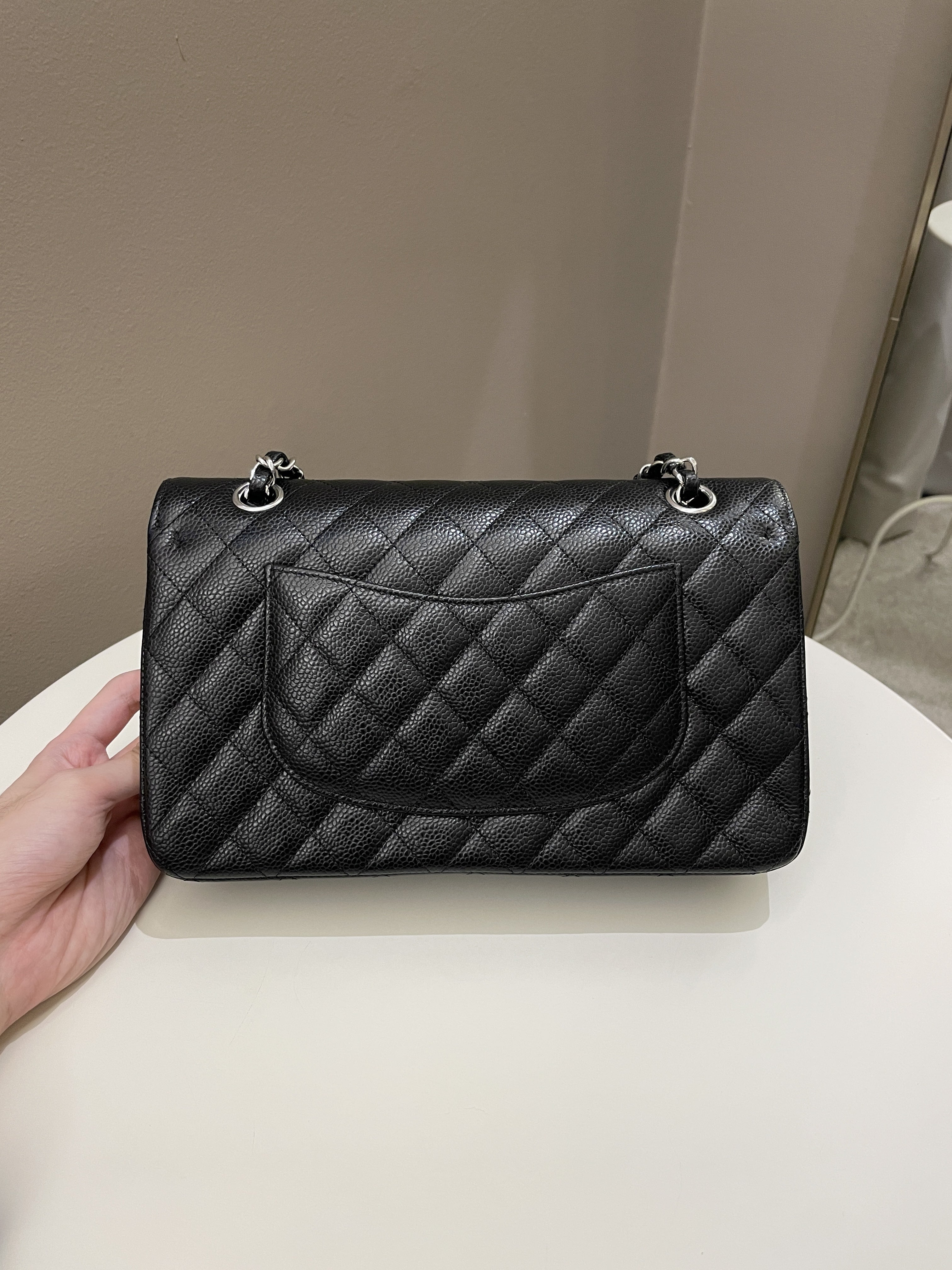 Chanel Classic Medium Double Flap Black Caviar