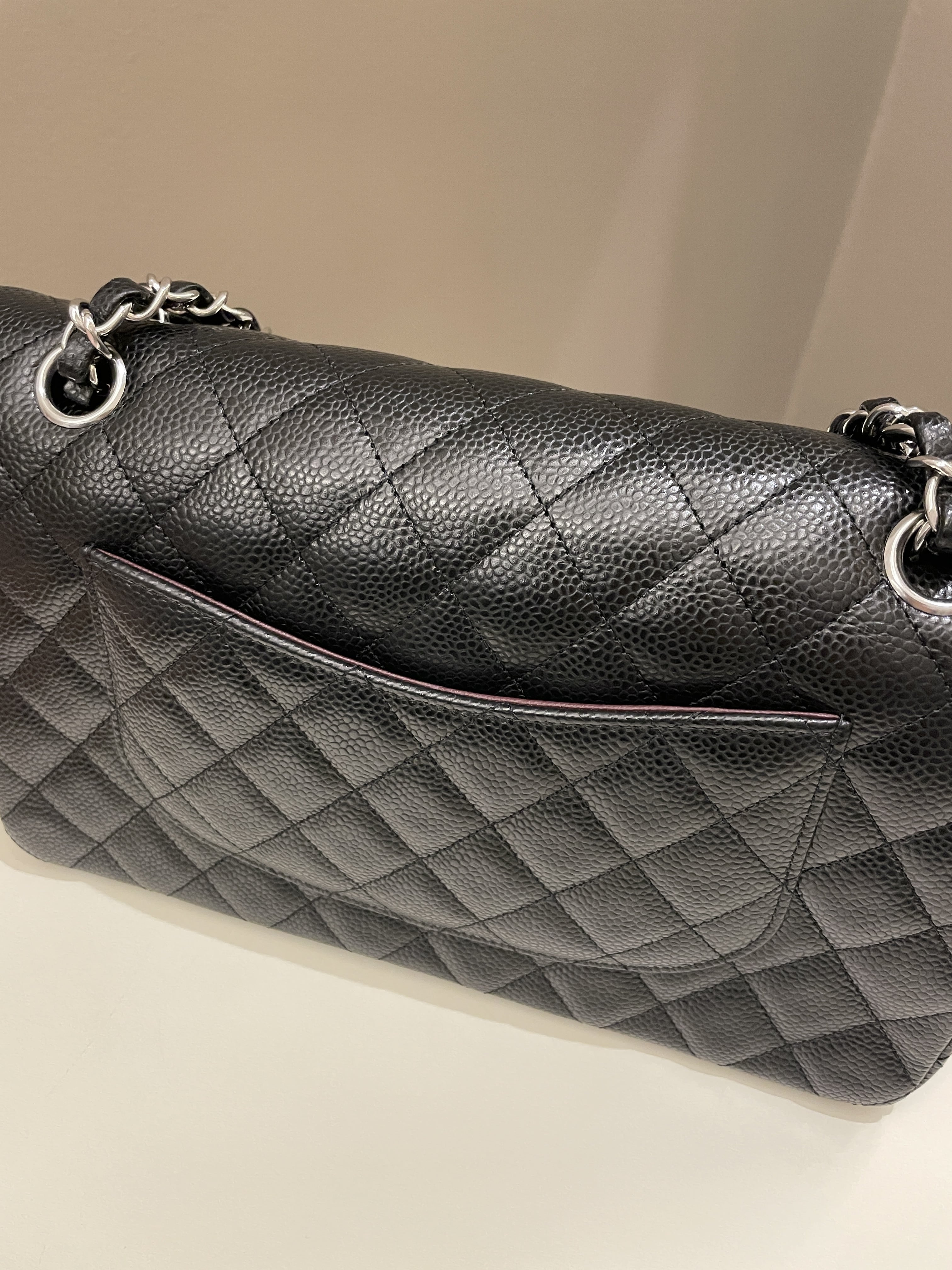 Chanel Classic Medium Double Flap Black Caviar