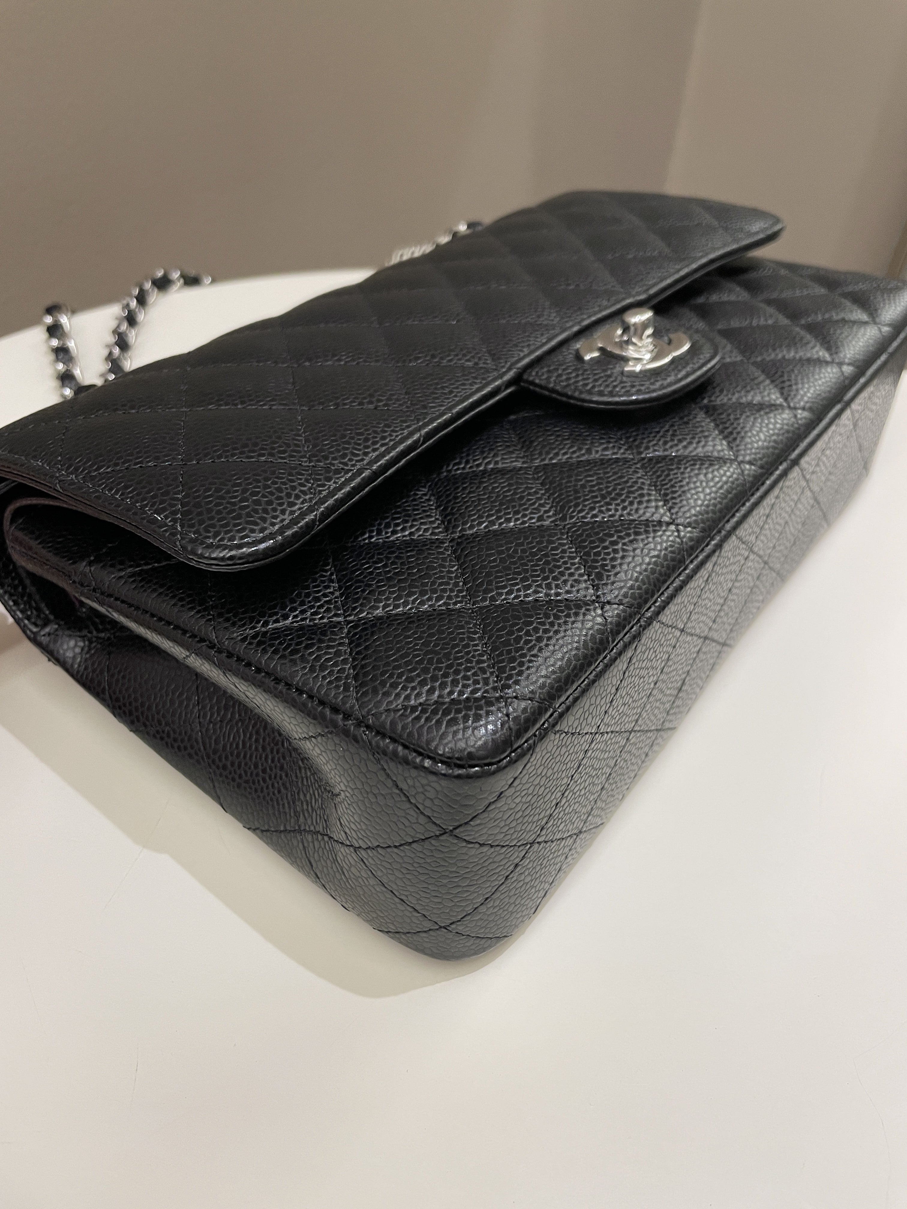 Chanel Classic Medium Double Flap Black Caviar