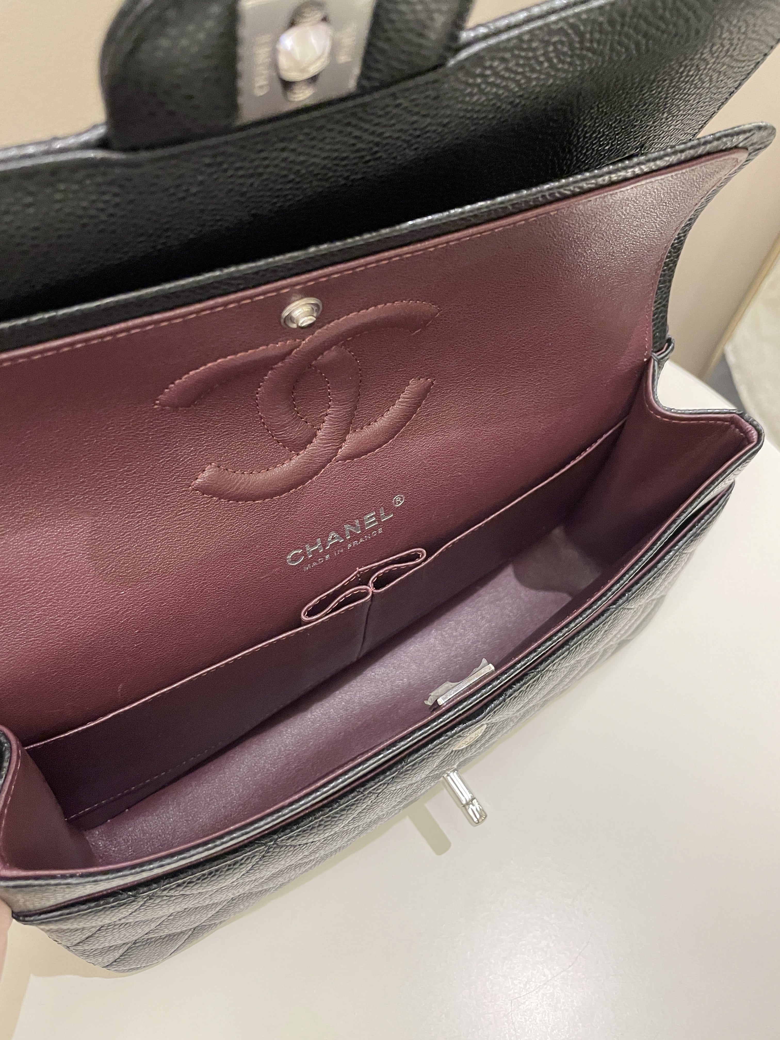 Chanel Classic Medium Double Flap Black Caviar