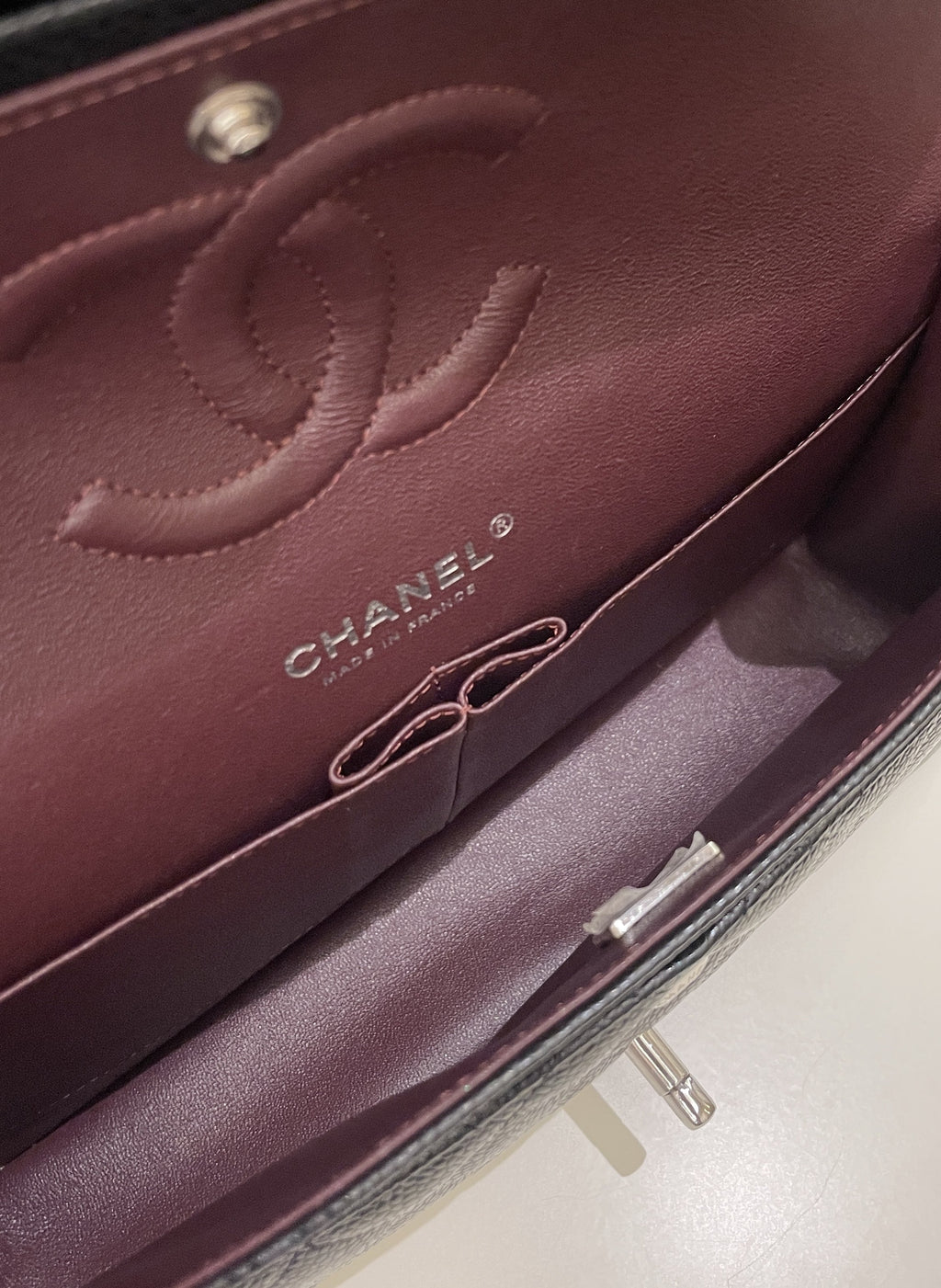 Chanel Classic Medium Double Flap Black Caviar