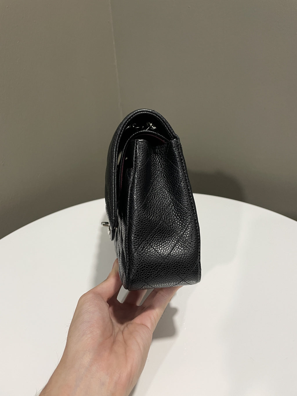 Chanel Classic Quilted Medium Double Flap Black Caviar