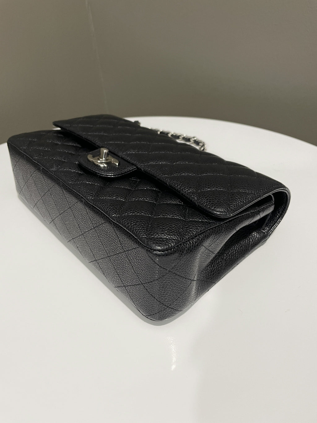 Chanel Classic Quilted Medium Double Flap Black Caviar