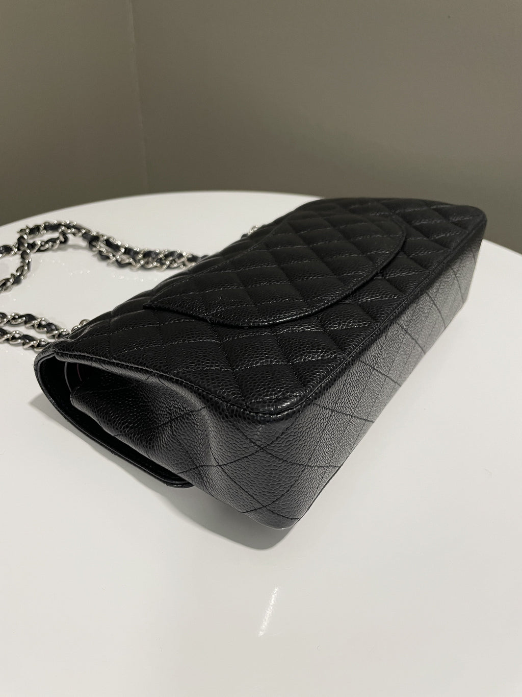 Chanel Classic Quilted Medium Double Flap Black Caviar