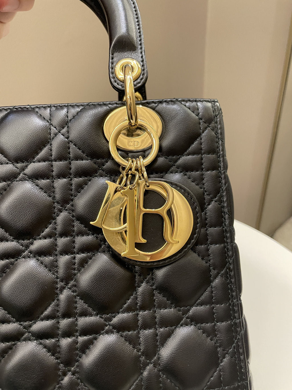 Dior Classic Lady Dior Black Lambskin