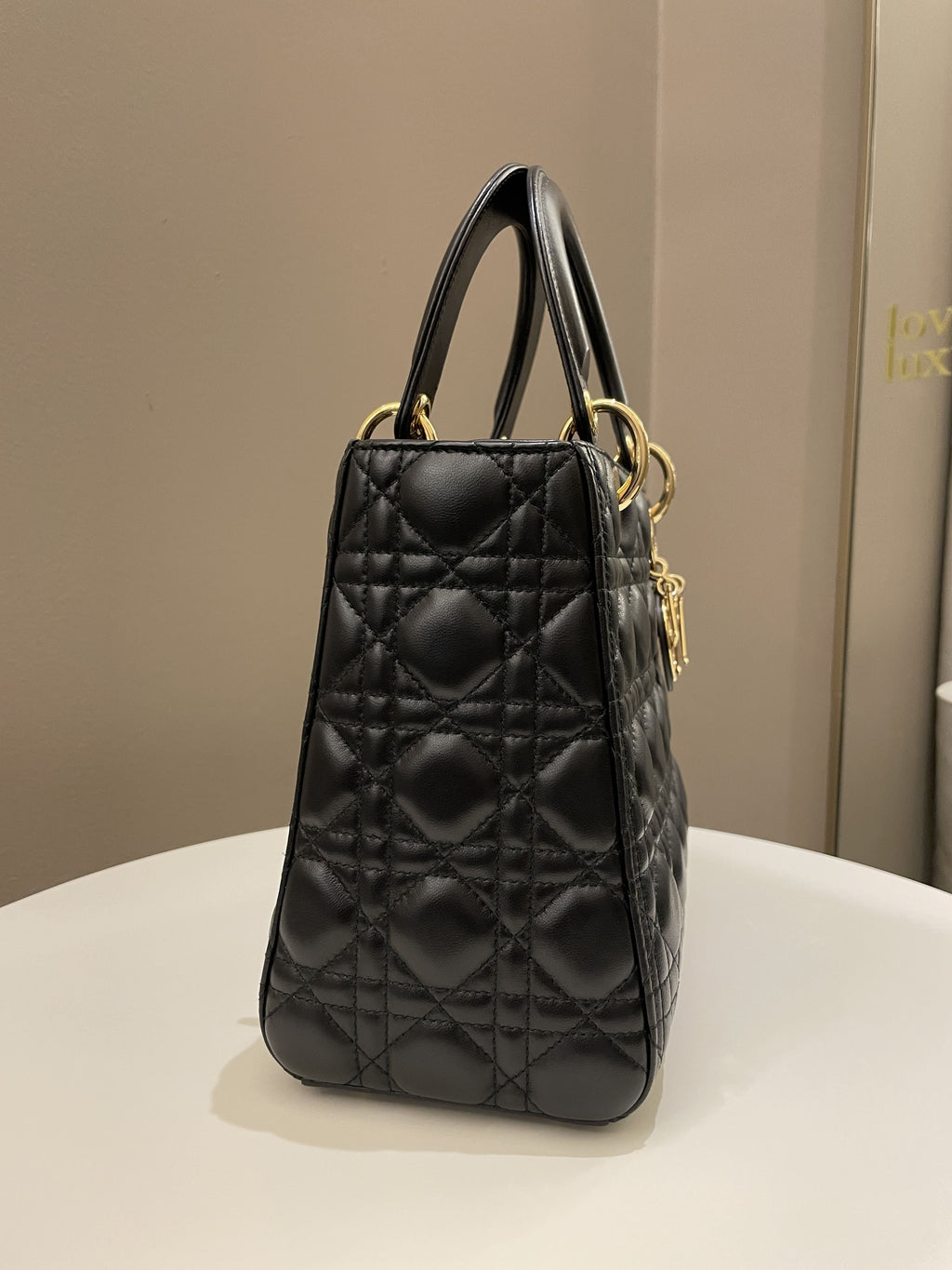 Dior Classic Lady Dior Black Lambskin