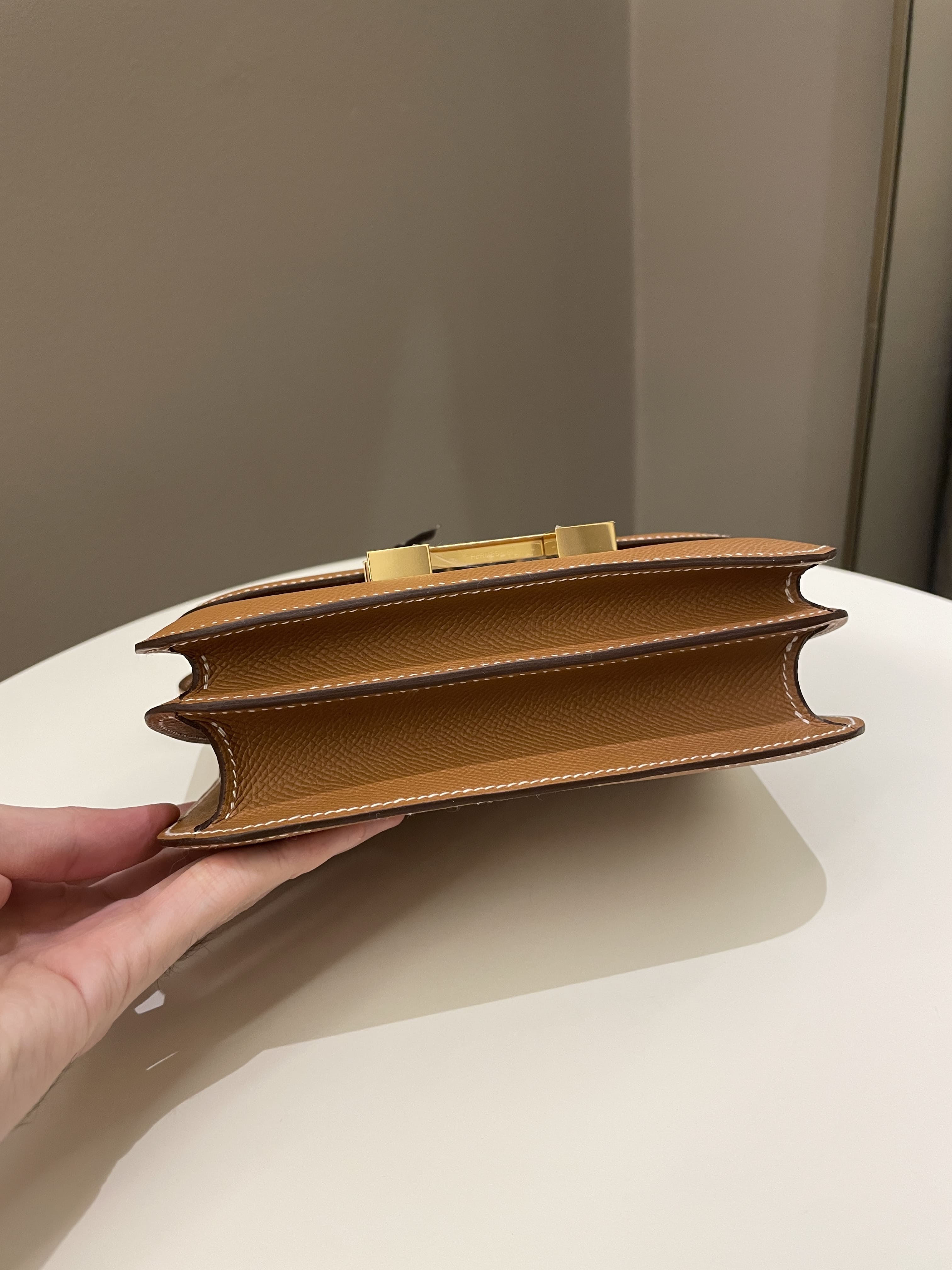Hermes Constance 18 Gold Epsom