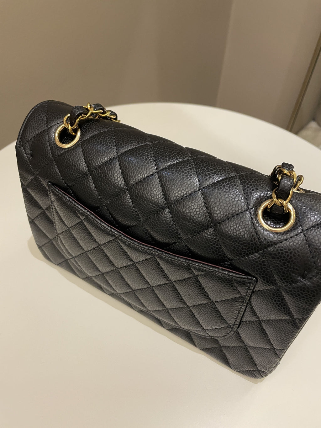 Chanel Classic Quilted Small Double Flap Black Caviar