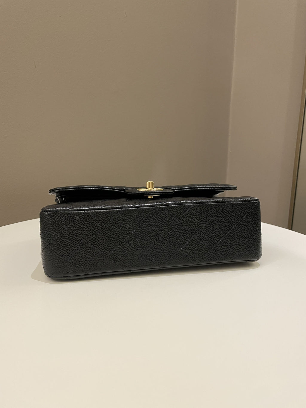 Chanel Classic Quilted Small Double Flap Black Caviar