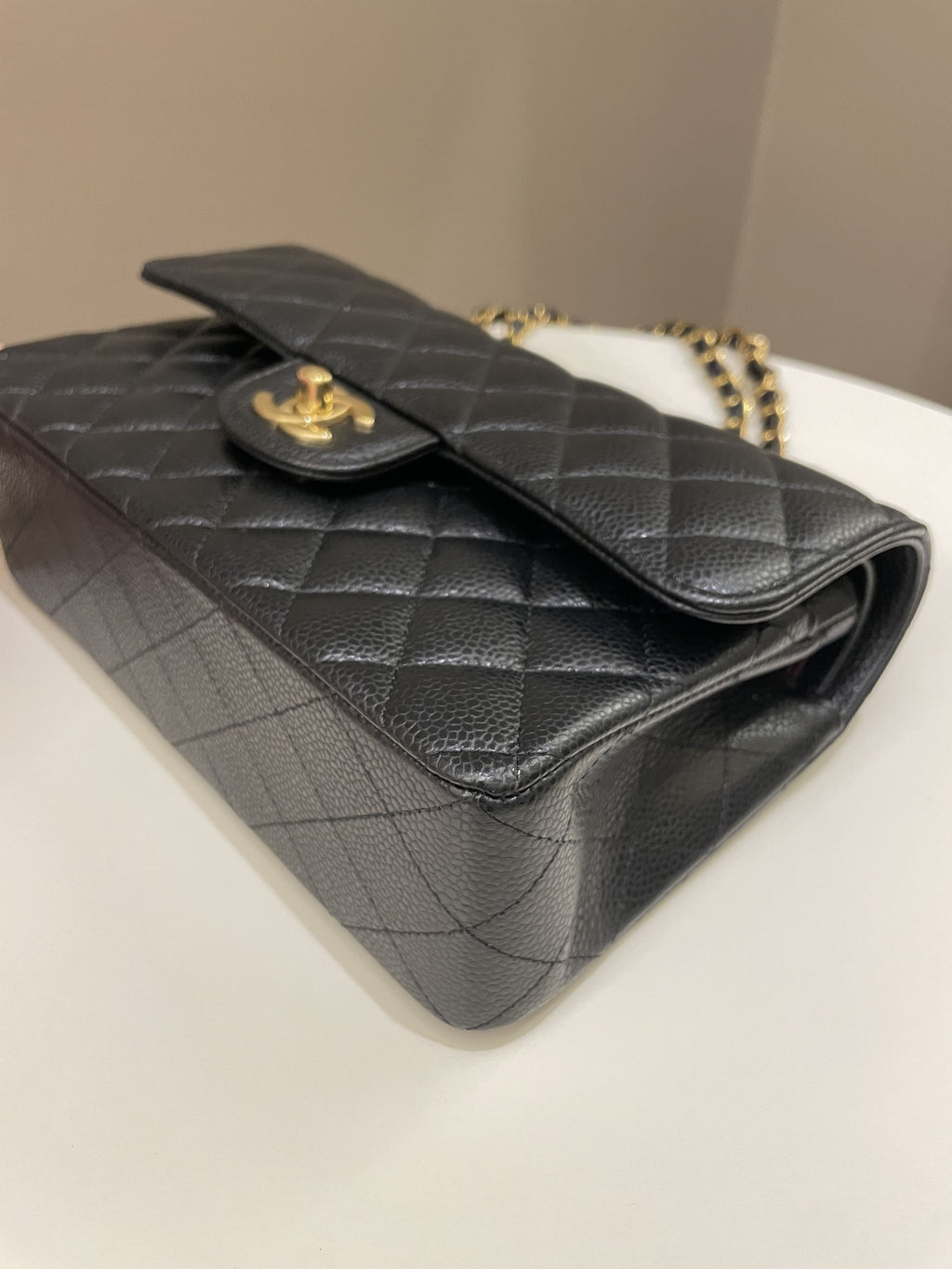 Chanel Classic Quilted Small Double Flap Black Caviar