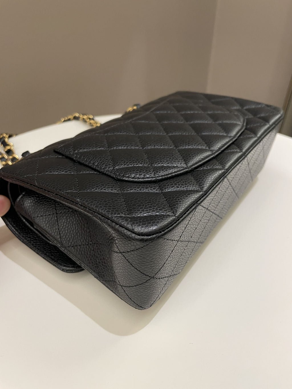 Chanel Classic Quilted Small Double Flap Black Caviar