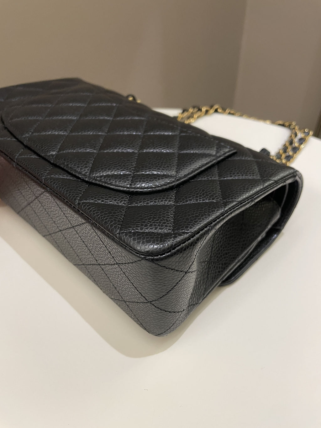 Chanel Classic Quilted Small Double Flap Black Caviar