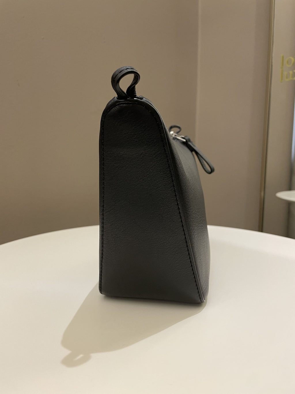 Loewe Hammock Hobo Mini + Spiral Woven Strap Black Calf