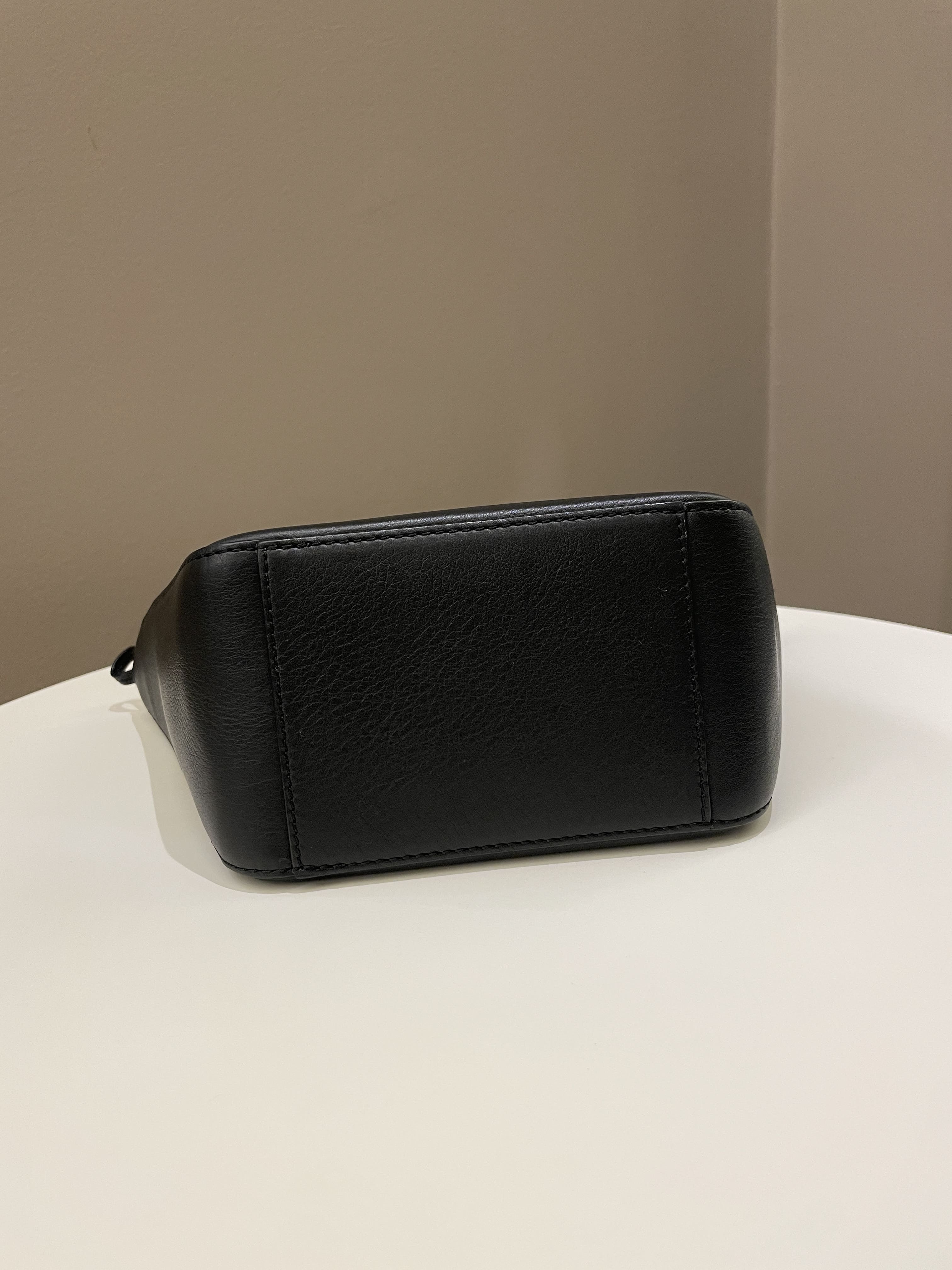 Loewe Hammock Hobo Mini + Spiral Woven Strap Black Calf
