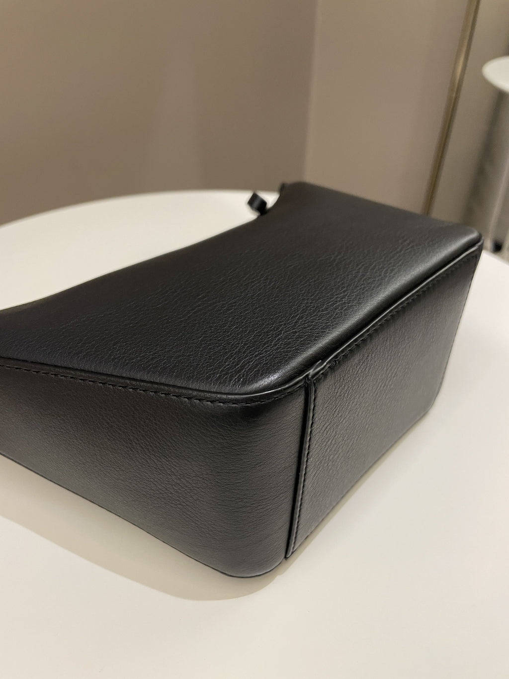 Loewe Hammock Hobo Mini + Spiral Woven Strap Black Calf