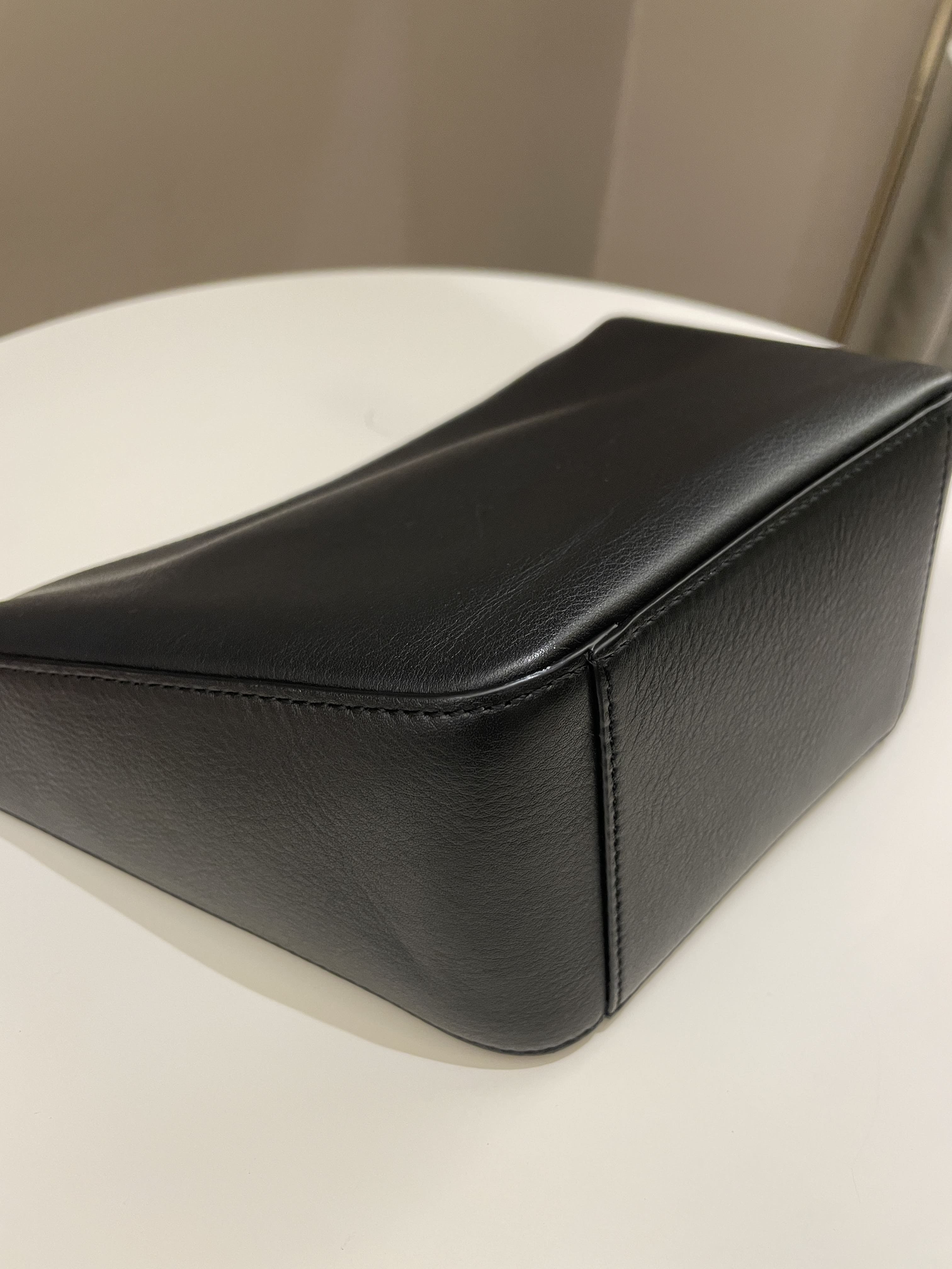 Loewe Hammock Hobo Mini + Spiral Woven Strap Black Calf