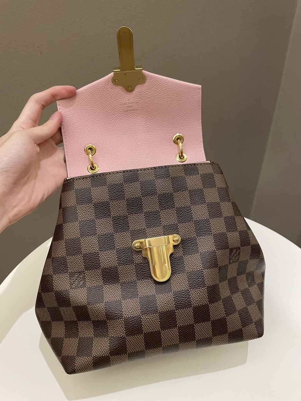 Louis Vuitton Clapton Backpack Magnolia Damier Ebene