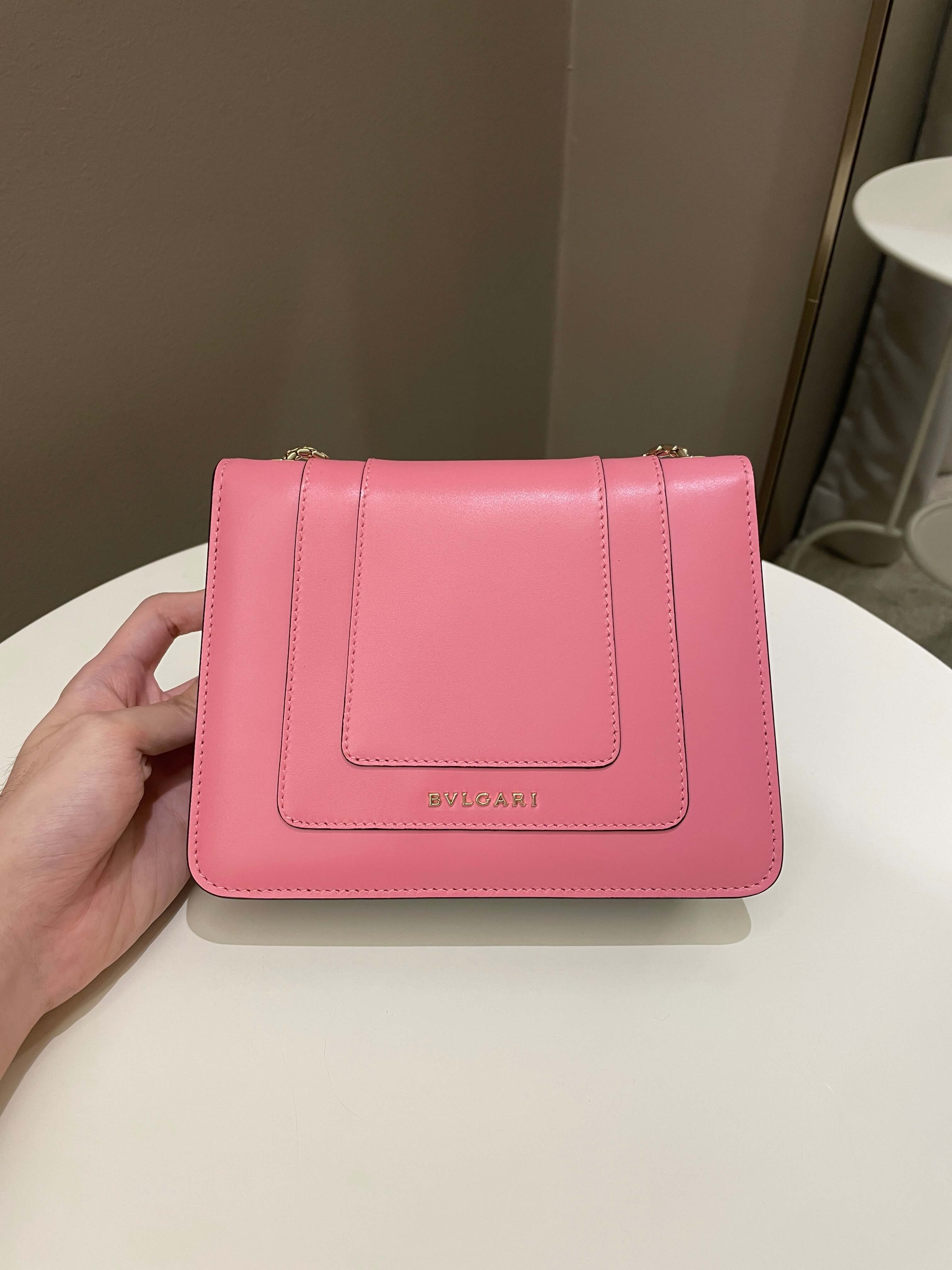 Bvlgari Sepenti Forever Bag Candy Quartz Calf Leather