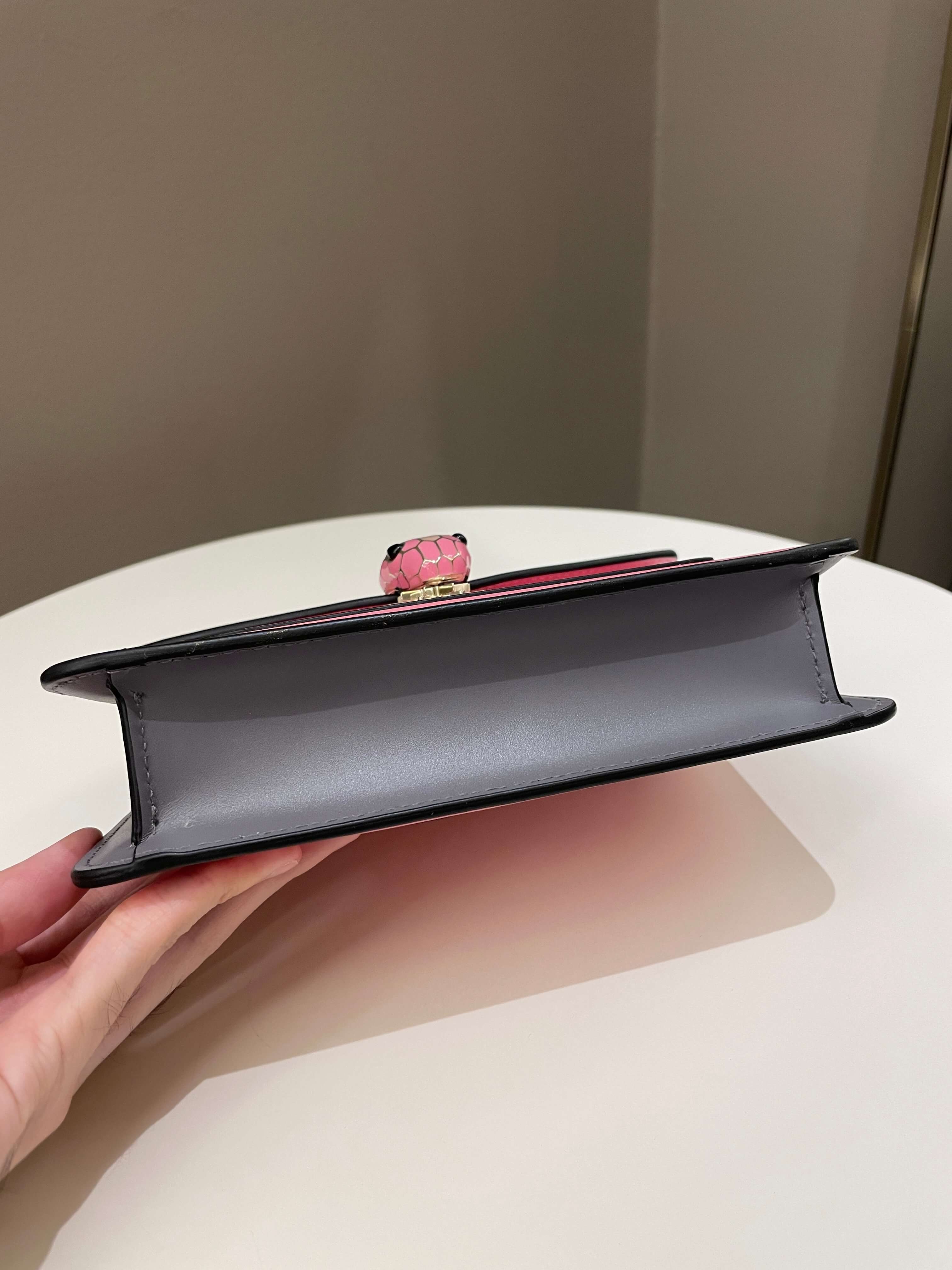 Bvlgari Sepenti Forever Bag Candy Quartz Calf Leather
