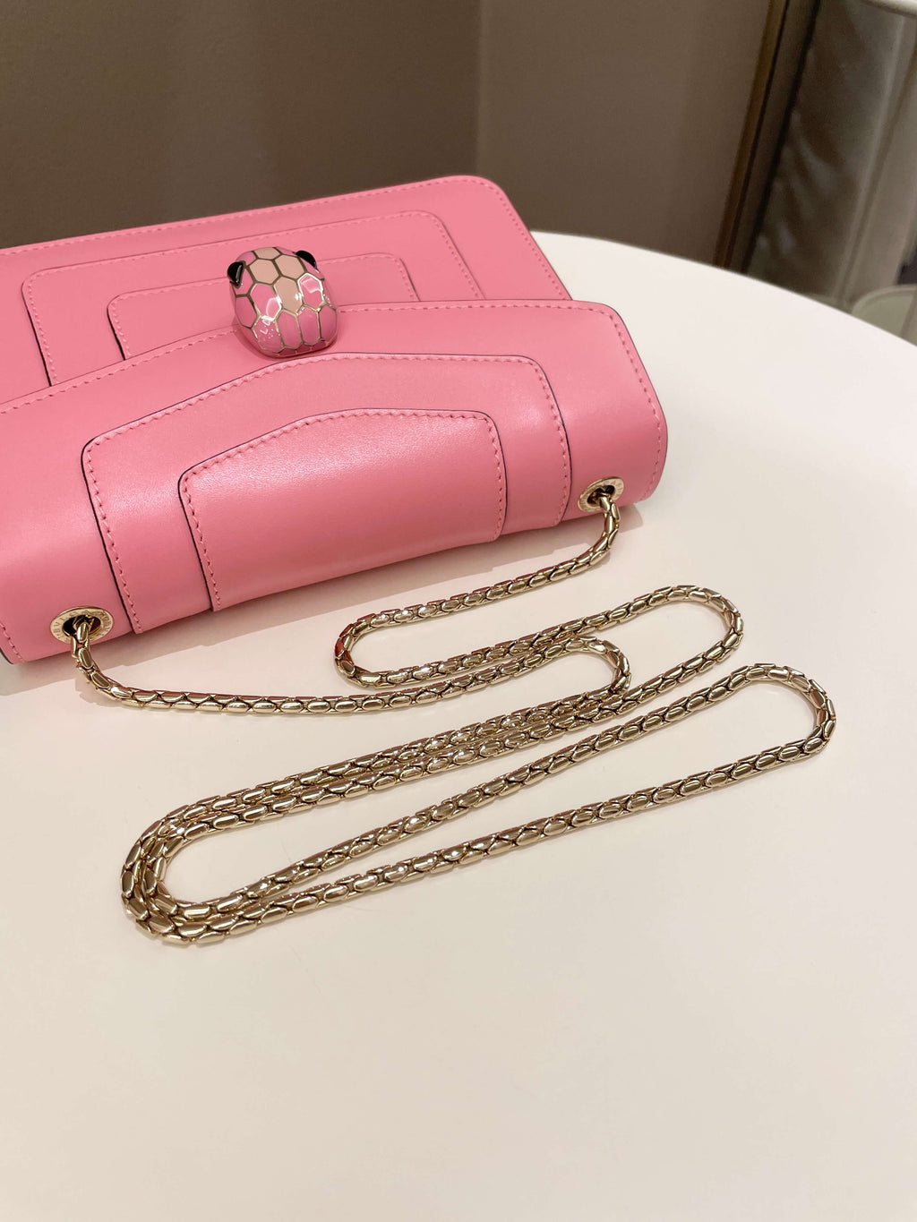 Bvlgari Sepenti Forever Bag Candy Quartz Calf Leather