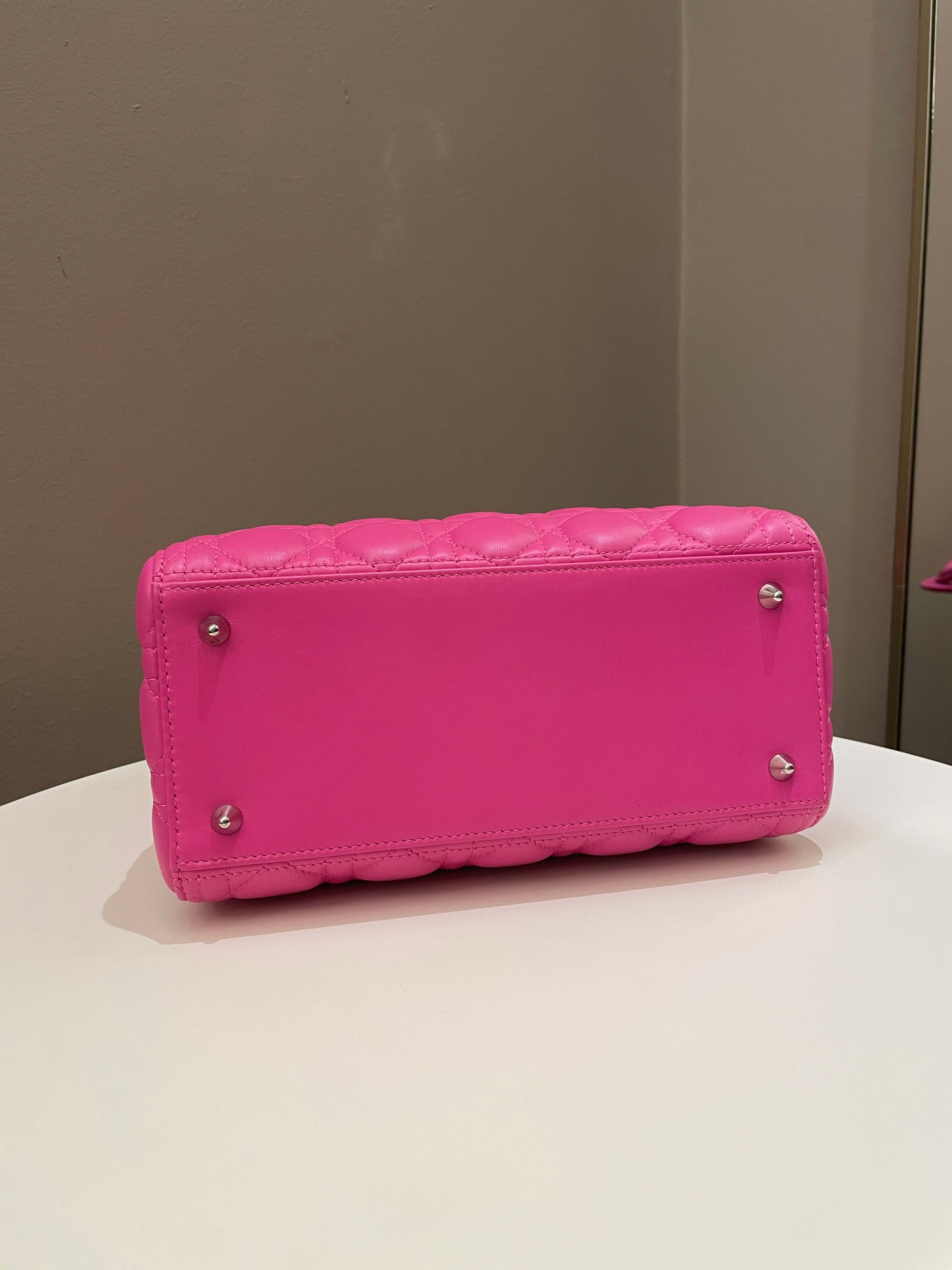 Dior Classic Lady Dior Bubble Gum Pink Lambskin