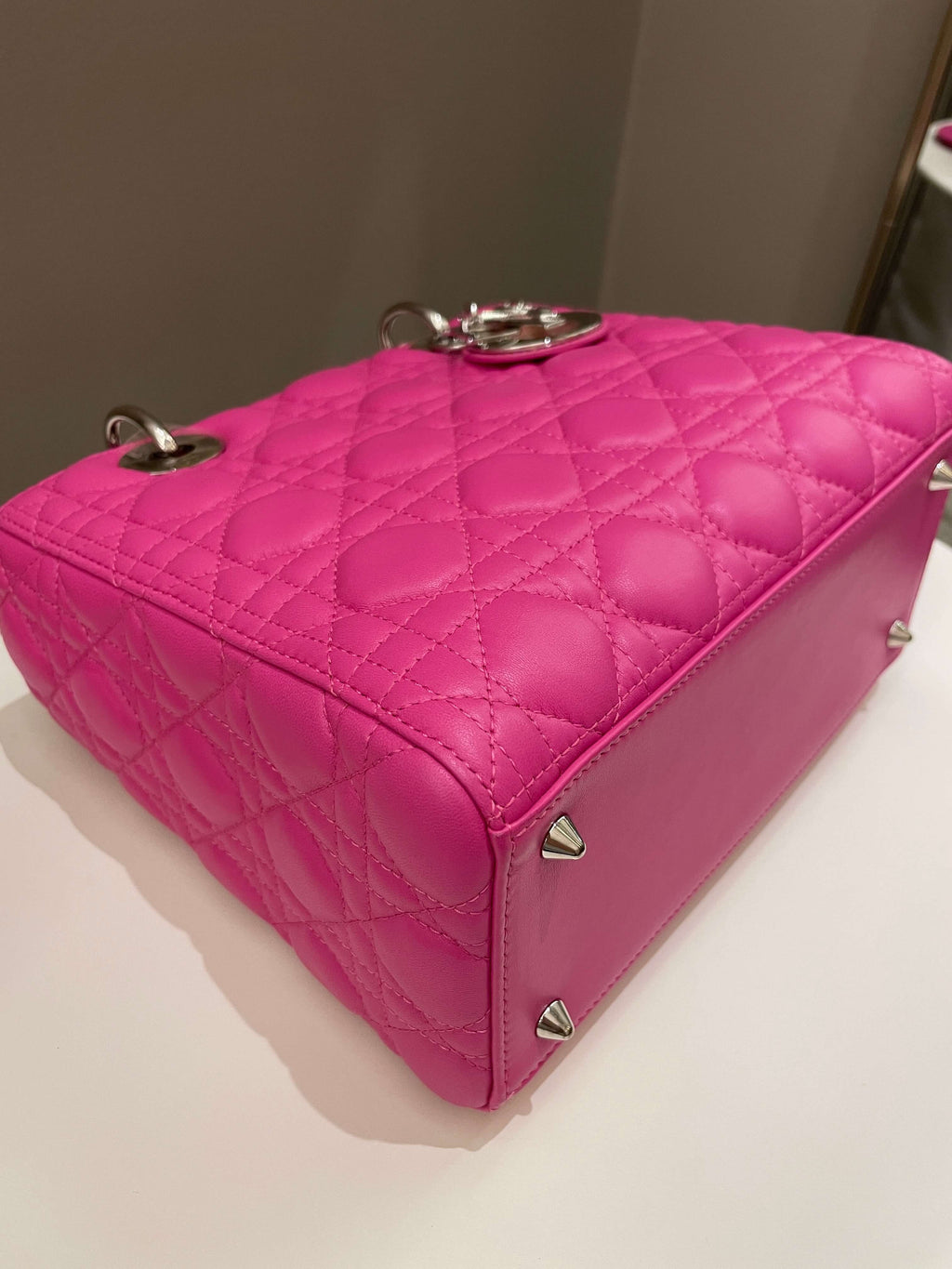 Dior Classic Lady Dior Bubble Gum Pink Lambskin