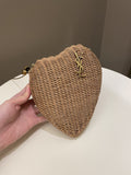 Saint Laurent Love Box Bag Rattan