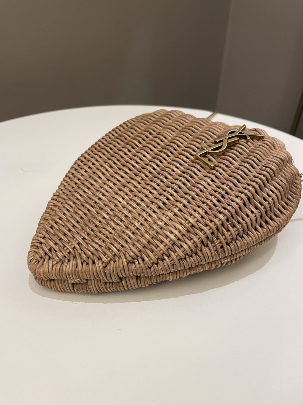 Saint Laurent Love Box Bag Rattan