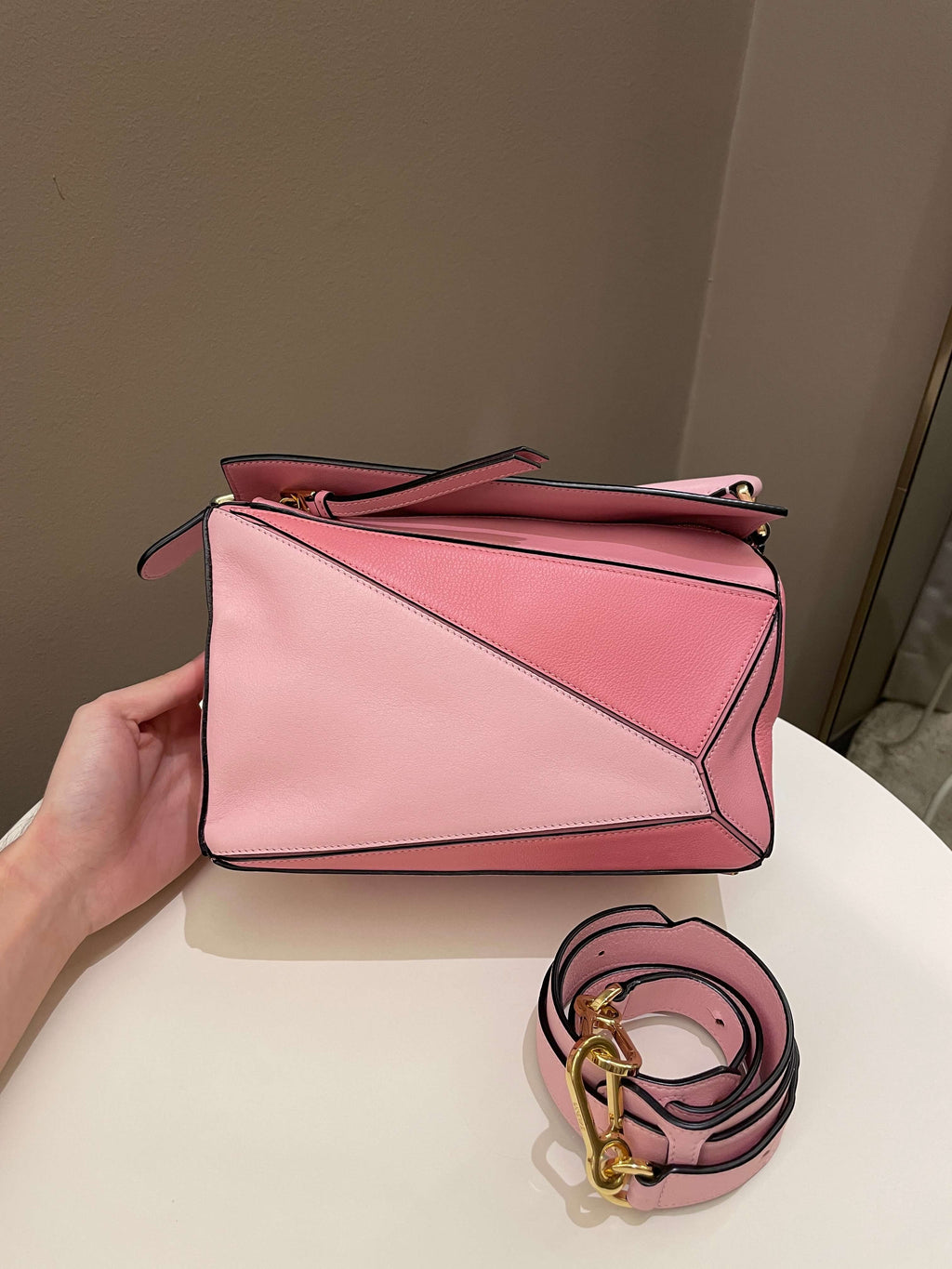 Loewe Puzzle bag Pink Calfskin