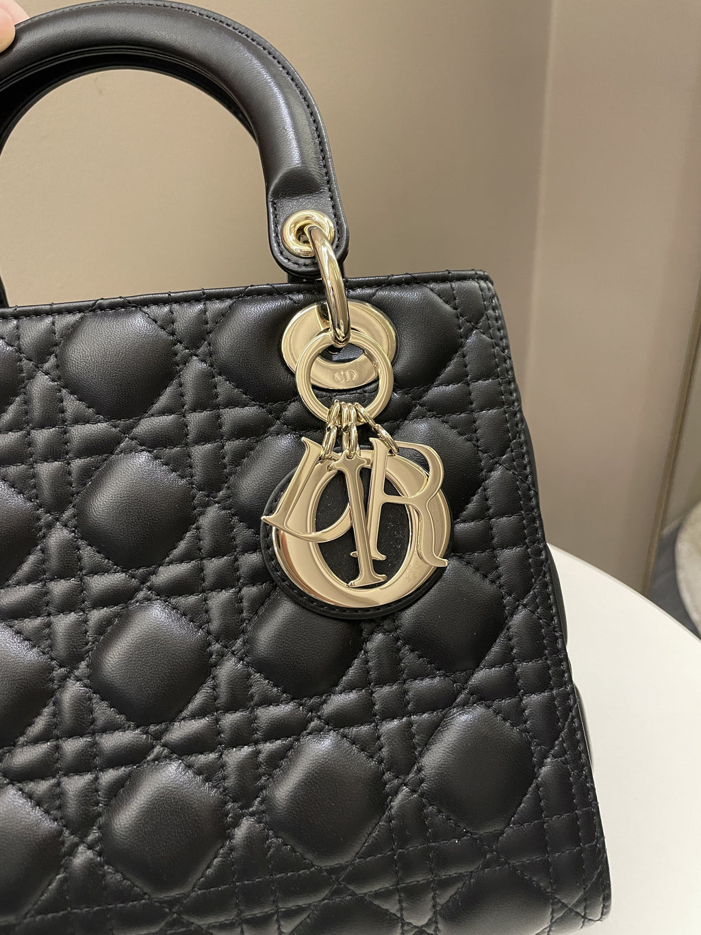 Dior Classic Lady Dior Black Lambskin