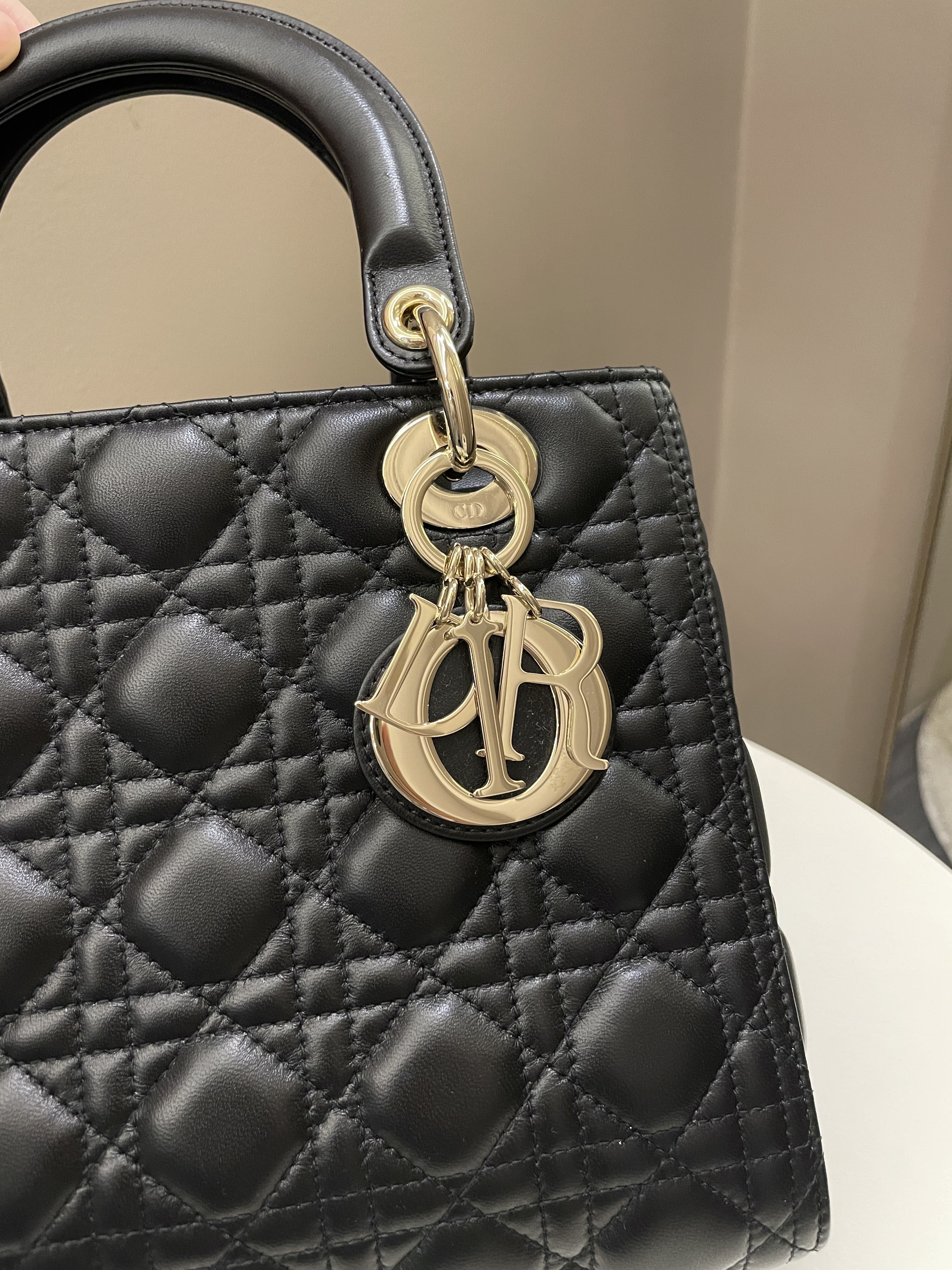 Dior Classic Lady Dior Black Lambskin