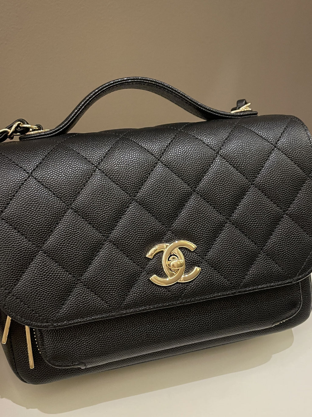 Chanel Business Affinity Flap Black Caviar